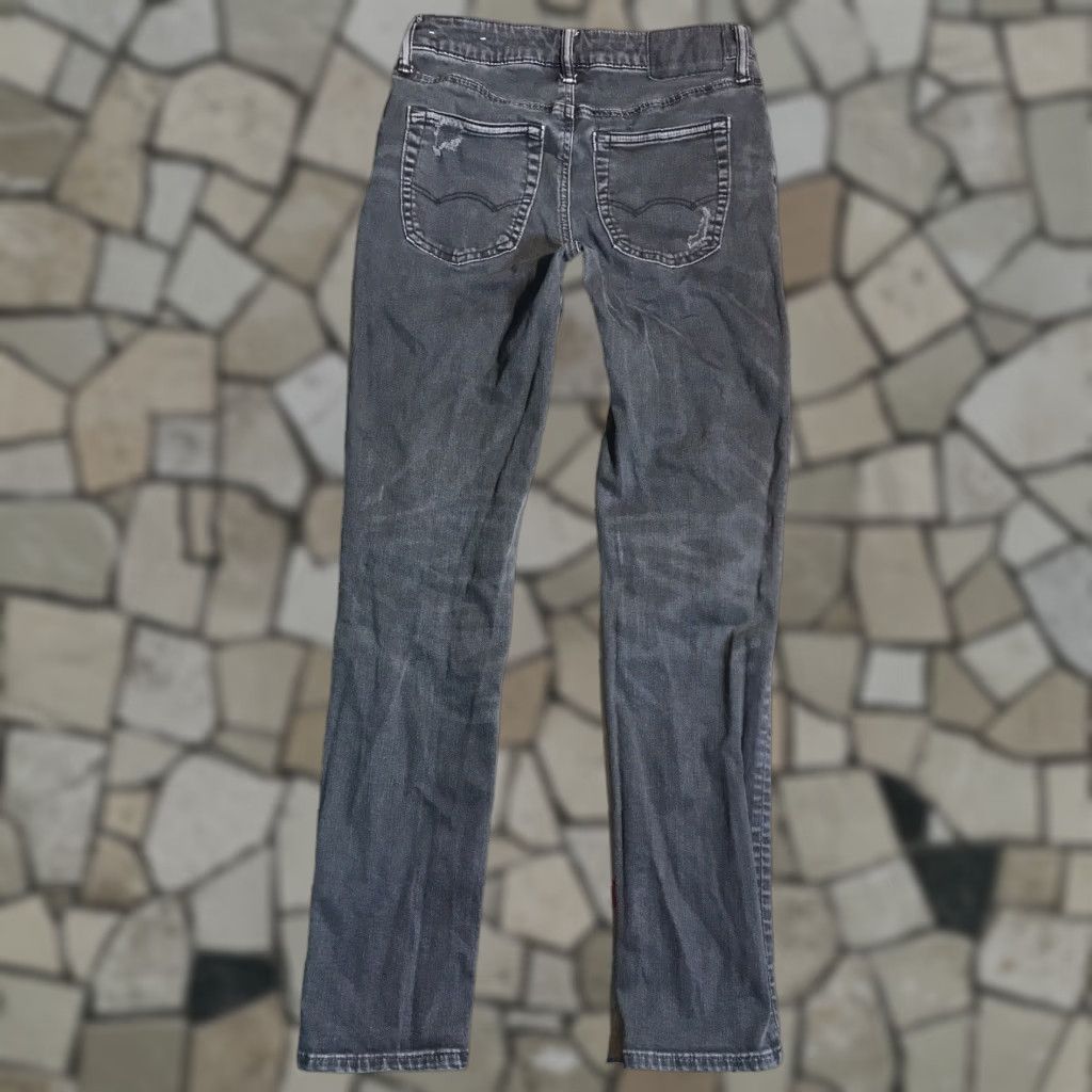 American Eagle Outfitters American Eagle Outfitters Slim Jeans Mens 29x29x32 Distressed Gray Slim Fit 5-Pocket Denim Cotton Blend City Preppy Grunge Men Size US 29 - 1 Thumbnail