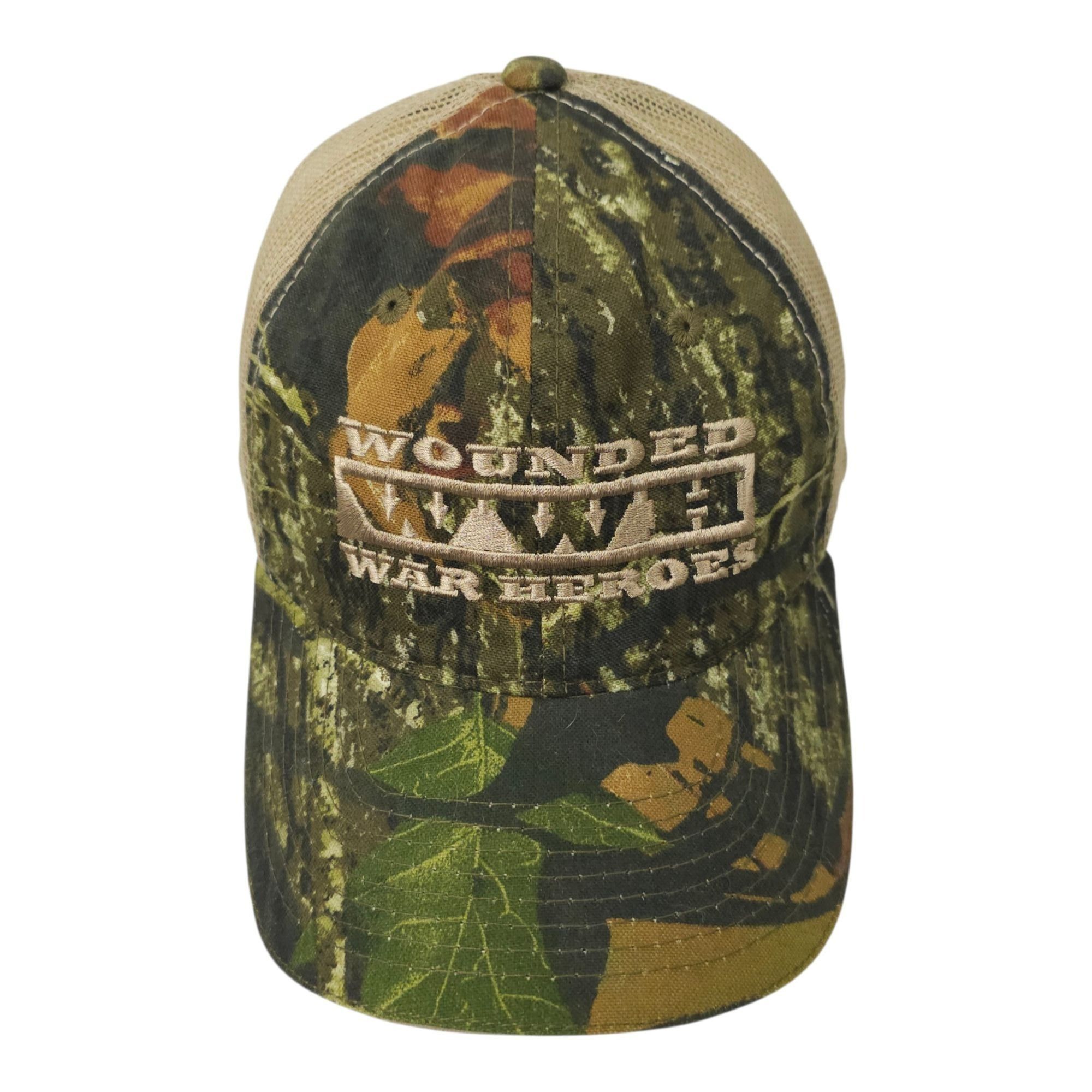 Mossy Oaks Mossy Oak Wounded War Heroes Mesh Back Camo Strapback Cap Size ONE SIZE - 1 Thumbnail