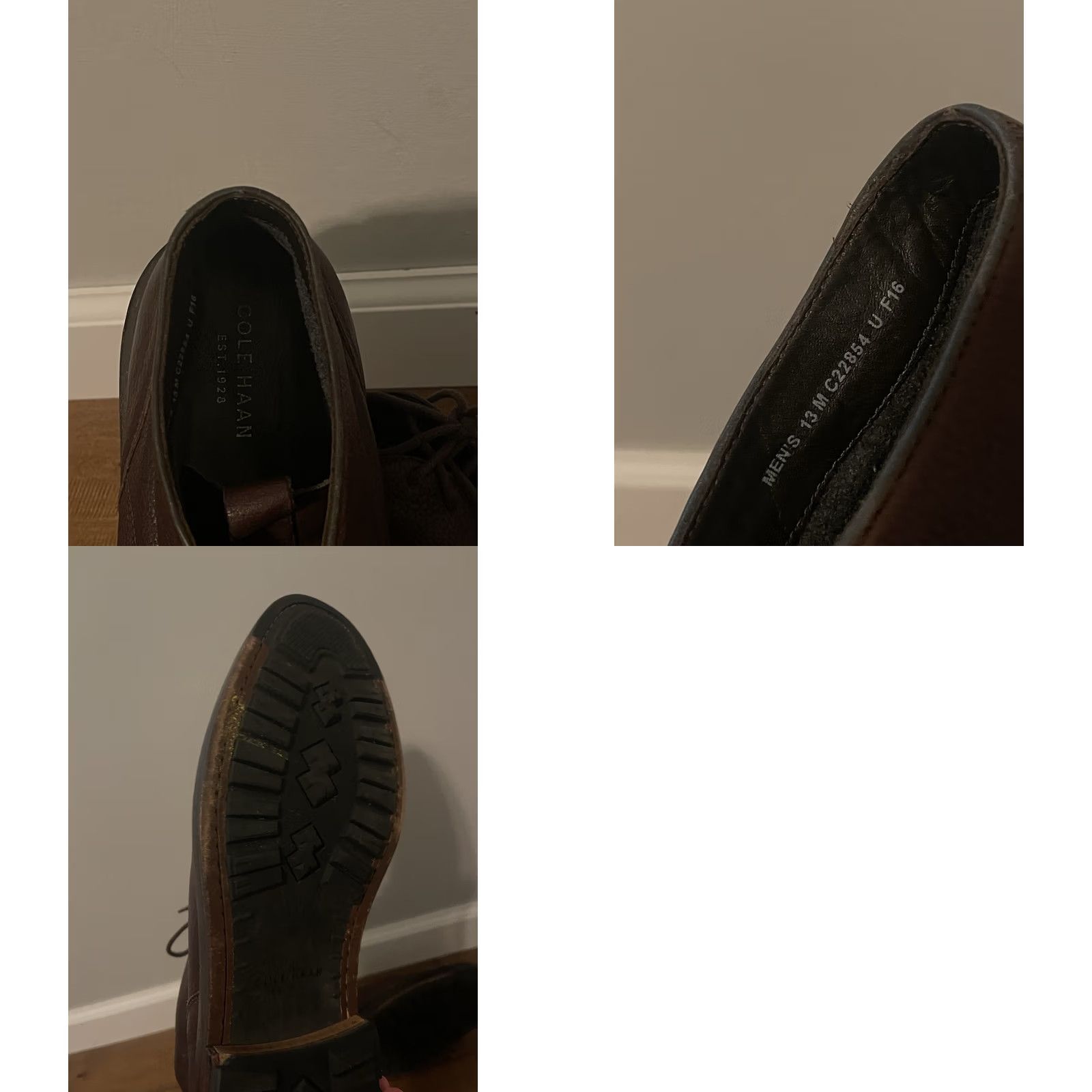 Cole Haan Cole Haan Cranston Chukka Boots Brown Leather C22854 Men's 13 Boots Brown Leather Mens 13 Chukka Cranston Size US 13 / EU 46 - 8 Thumbnail