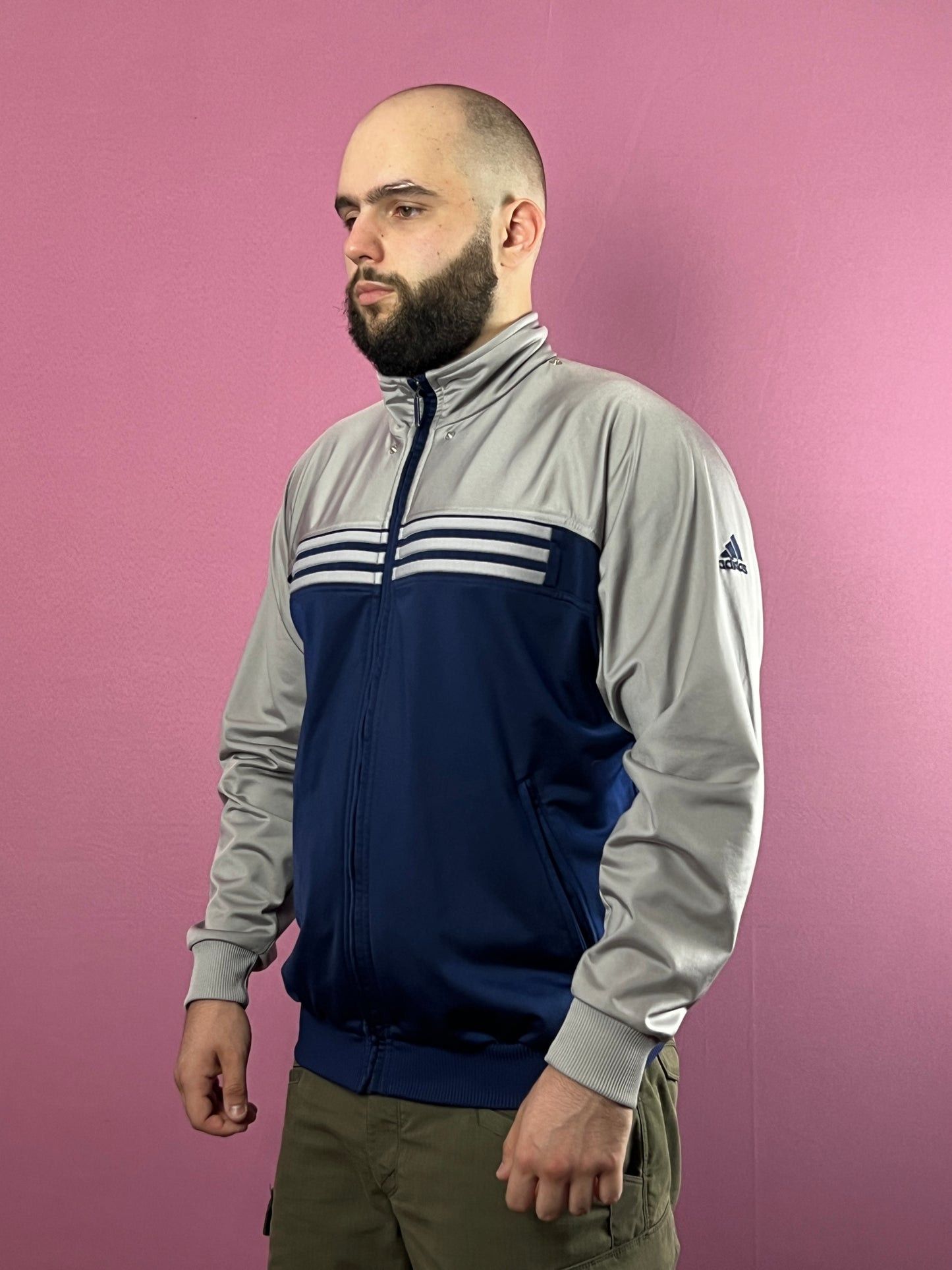 Adidas × Vintage 90s Adidas Vintage Men's Track Jacket - M Size US M / EU 48-50 / 2 - 1 Thumbnail