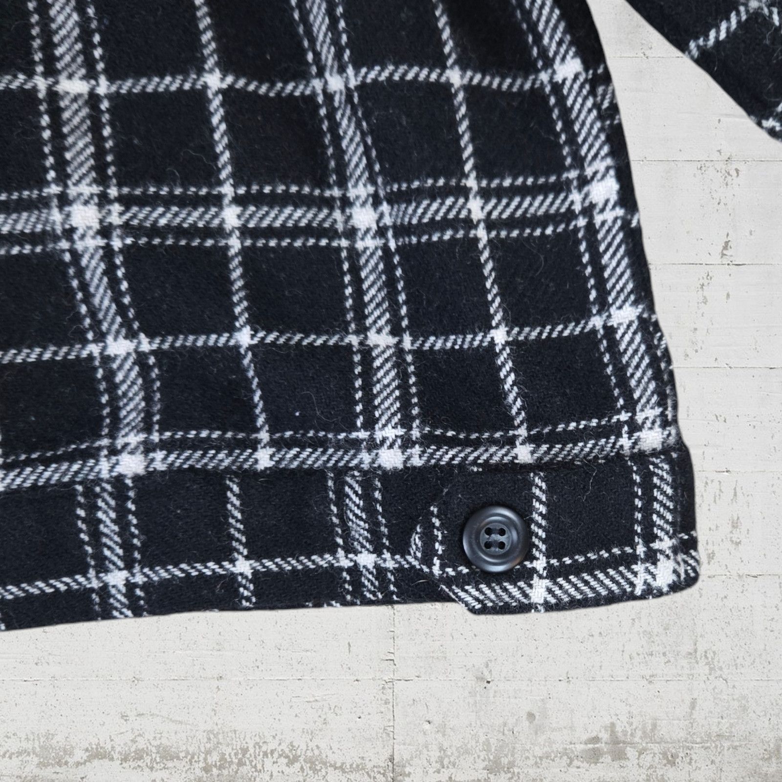 Vintage Vintage Plaid Wool Blend Cropped Zip Jacket Size Large Size L / US 10 / IT 46 - 9 Thumbnail