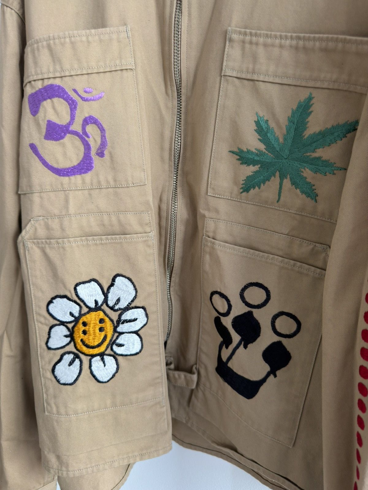 Cactus Plant Flea Market *RARE* CPFM HUMAN MADE KNOWLEDGE JACKET VEST EMBROIDERY Size US M / EU 48-50 / 2 - 4 Thumbnail