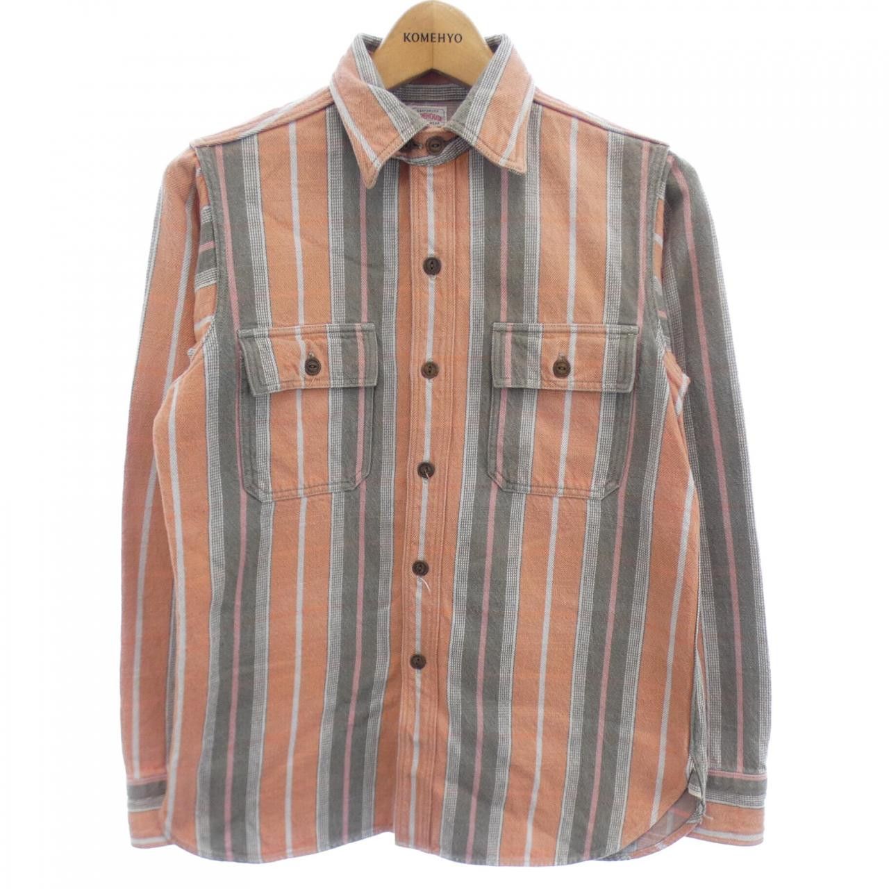 Other Other WARE HOUSE Shirt Cotton Dress Shirt DUTY FREE for USA Size ONE SIZE - 1 Thumbnail