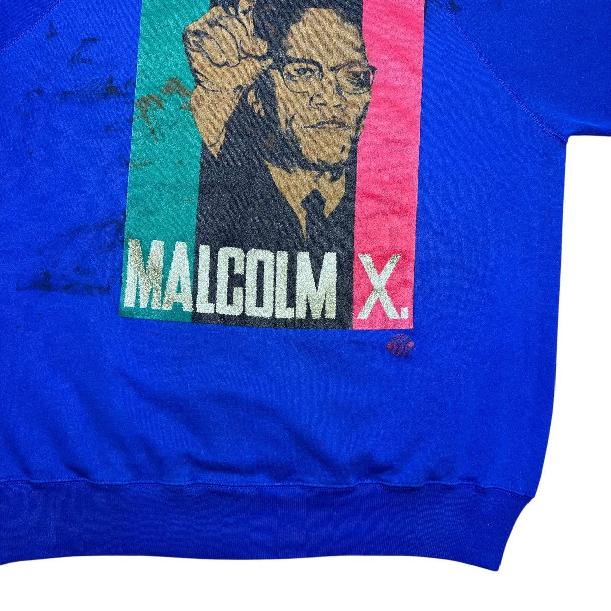 Rap Tees Malcolm X By Any Means Necessary Black Activist Sweatshirt Size US XXL / EU 58 / 5 - 6 Thumbnail