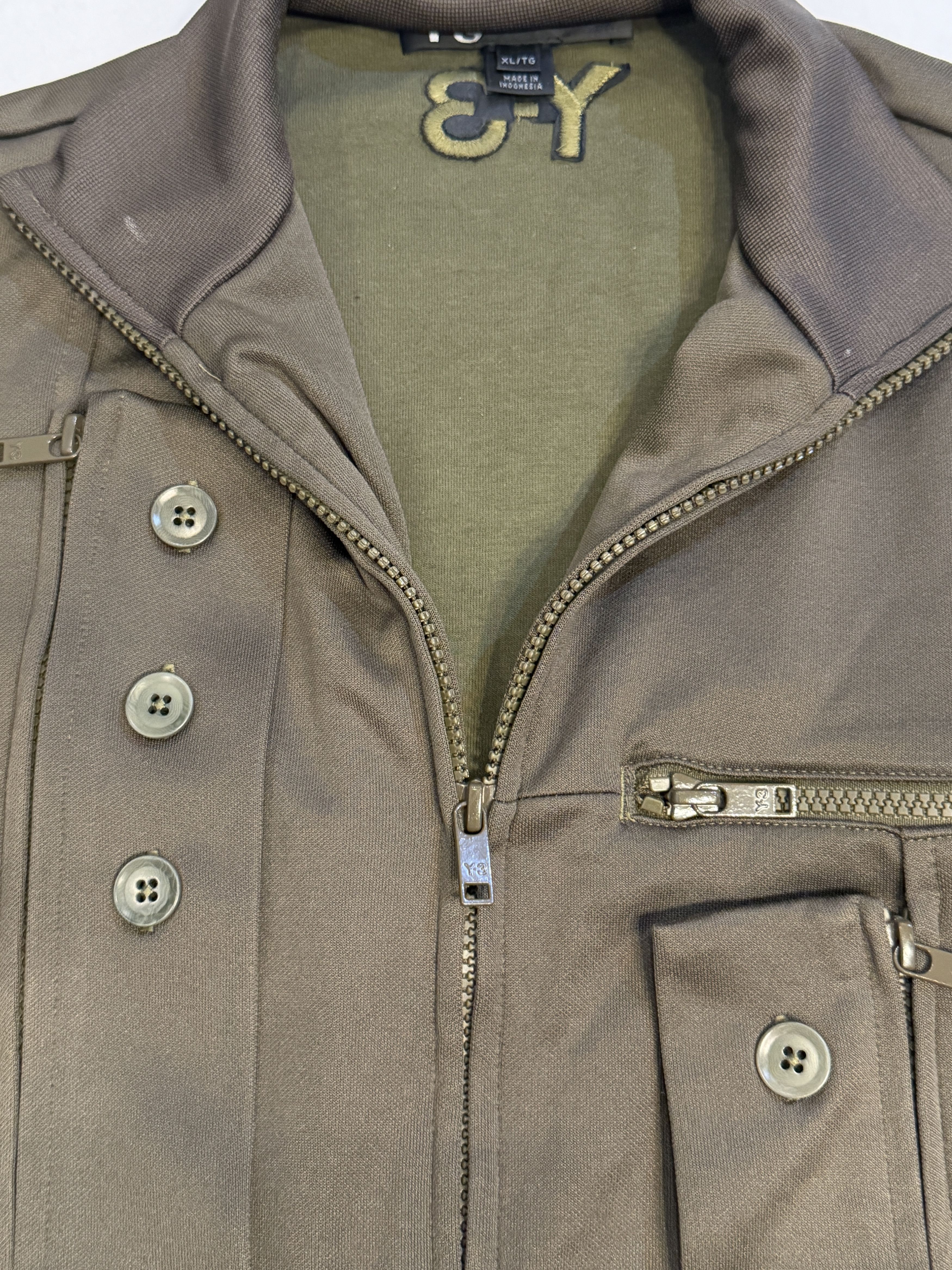 Y-3 Y3 Olive Utility Jacket Size US XL / EU 56 / 4 - 4 Thumbnail