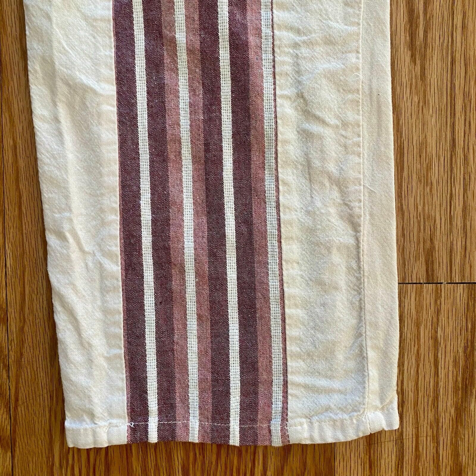 Cherry LA Cherry Paris Striped Pink & White Lounge Pants Womens Medium Size ONE SIZE - 6 Thumbnail