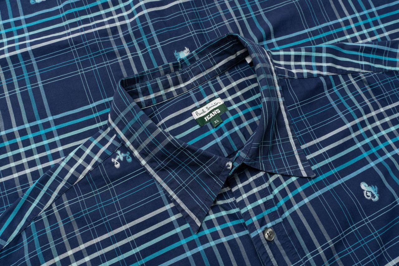 🔵PAUL SMITH JEANS Vintage Short Sleeve Zodiac Cotton Shirt