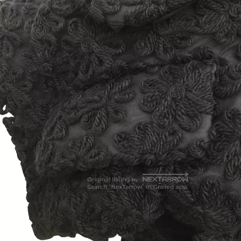Comme des Garcons Comme des Garcons Asymmetrical Embroidered Scarf Size M / US 6-8 / IT 42-44 - 5 Thumbnail
