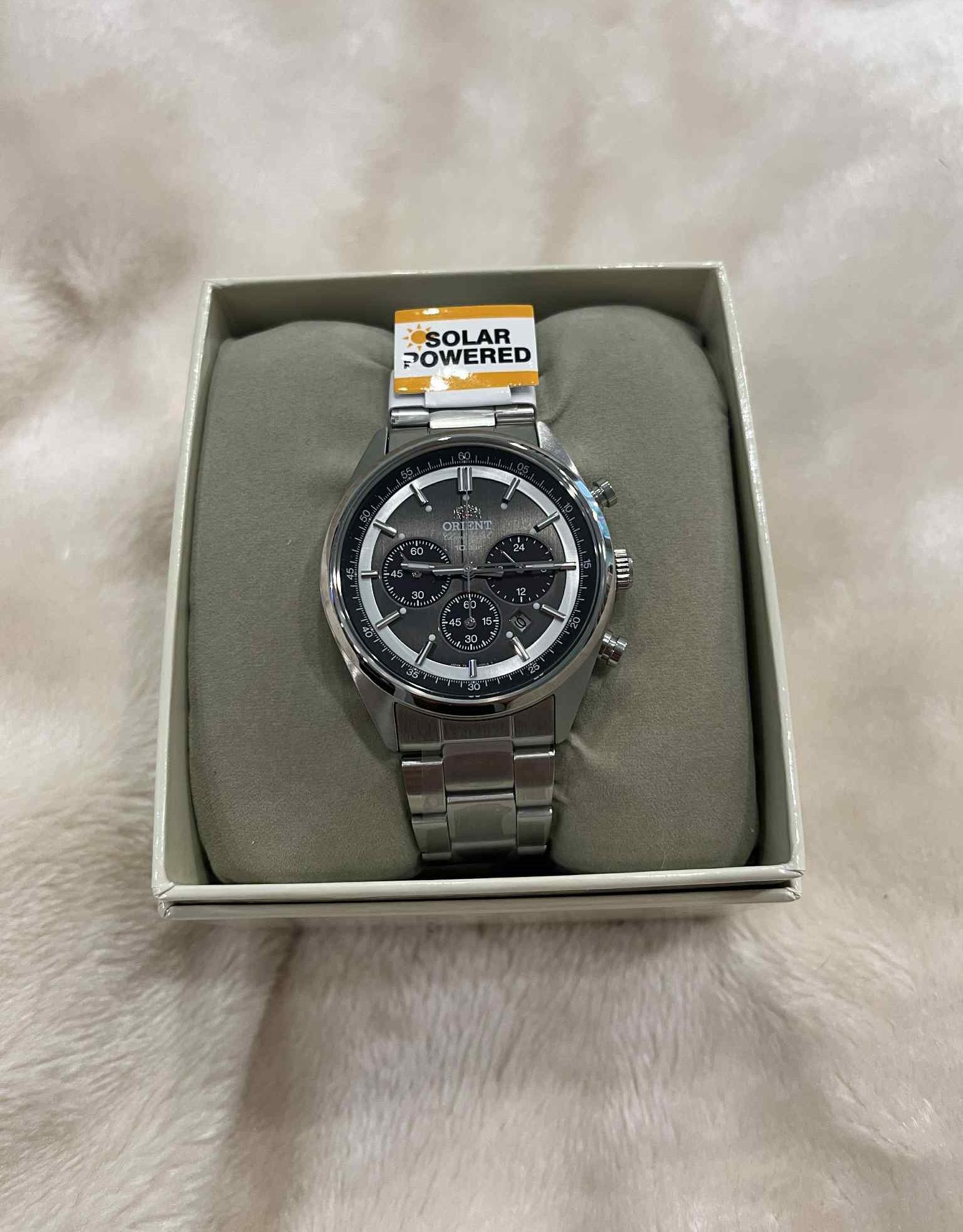 Orient Orient Neo 70's Panda Chronograph Dark Gray WV0041TX Size 42 - 2 Thumbnail