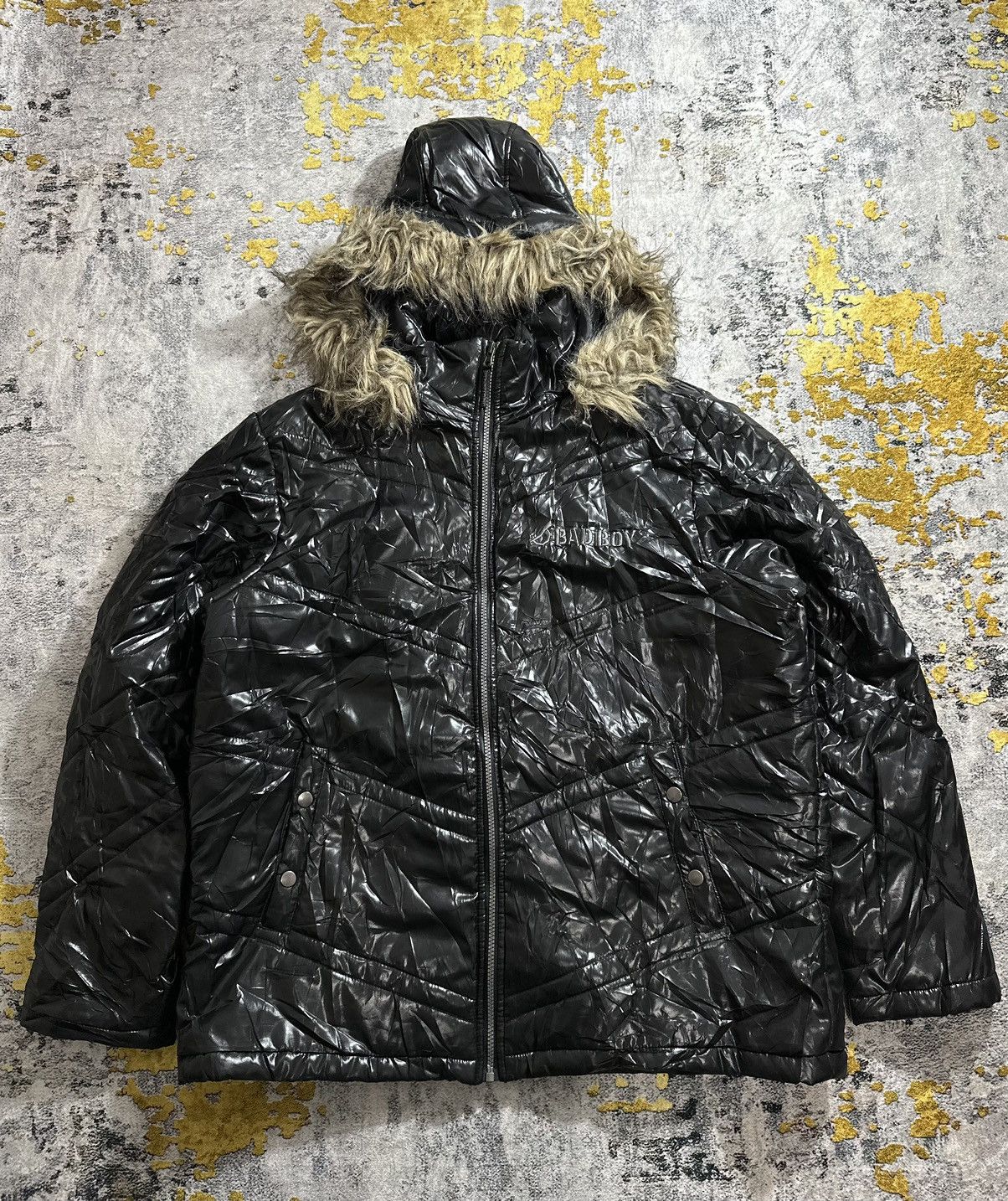 Tornado Mart BIG SIZE BADBOY FUR JACKET DOWN PUFFER WINTER LGB STYLE Size US XXL / EU 58 / 5 - 2 Thumbnail