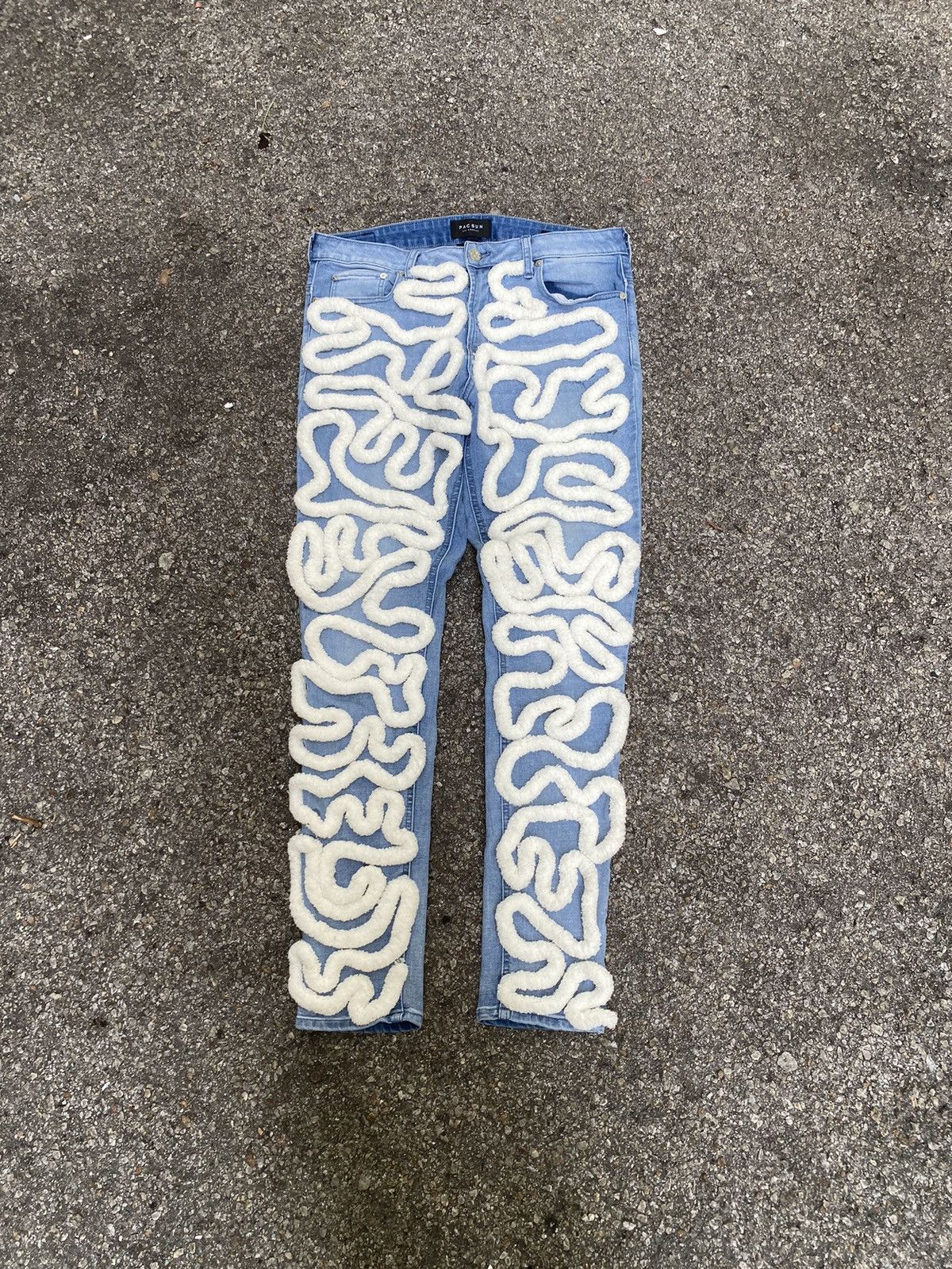 Jean Pascun Stacked Skinny Jeans Active Stretch Denim Size US 32 / EU 48 - 1 Thumbnail