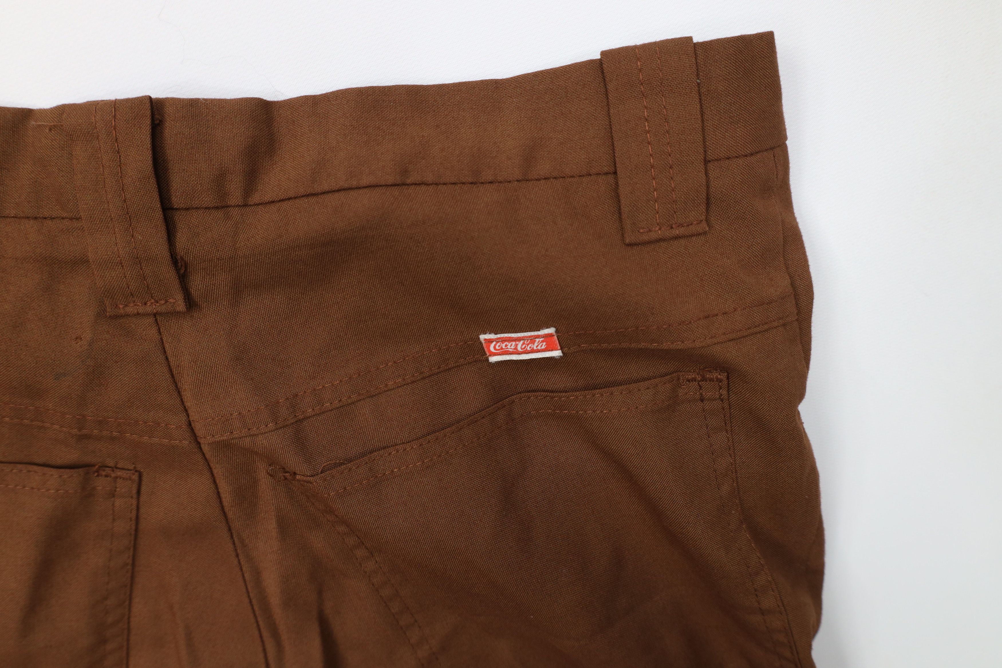 Coca Cola Vintage 70s Coca Cola Wide Leg Chino Pants Trousers USA Size US 32 / EU 48 - 14 Thumbnail