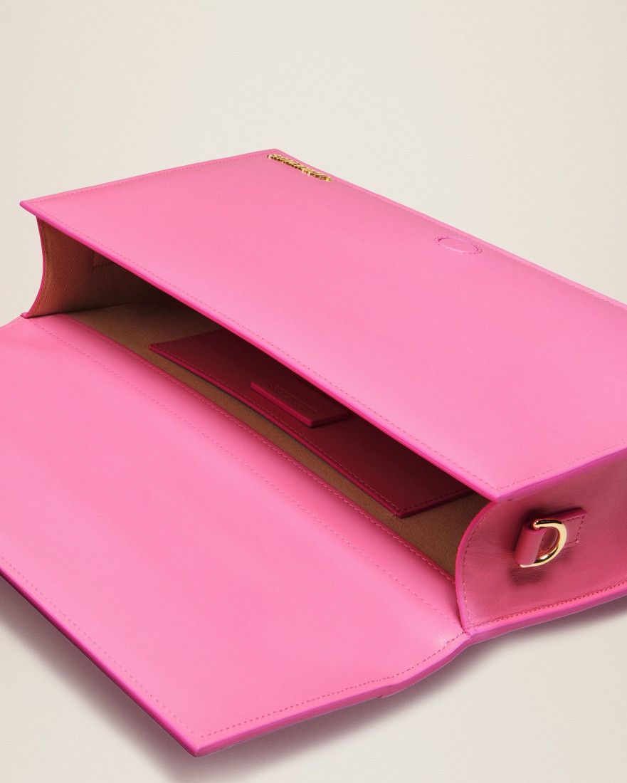 Jacquemus o1la1rc1a0925 Size: OS / Large Bambino Bag in Pink Size ONE SIZE - 5 Thumbnail