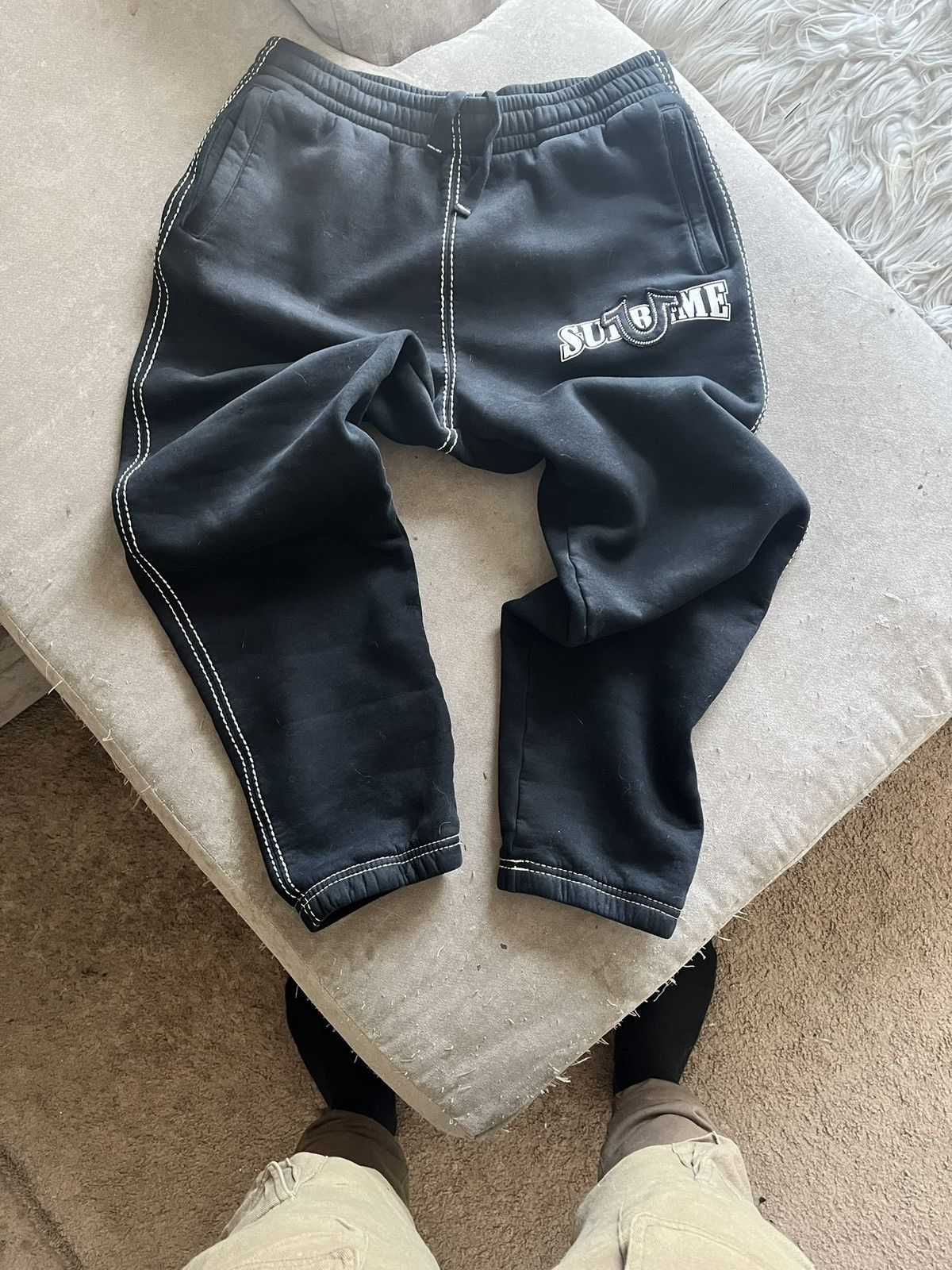 image of Supreme x True Religion in Black, Men's (Size 33)