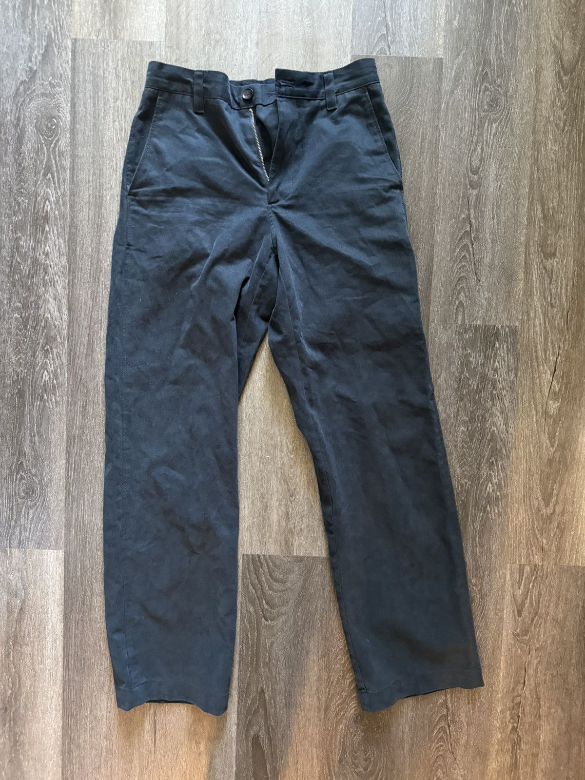 Zara Zara Men's Dark Blue Chinos 29x31 Size US 29 - 1 Thumbnail