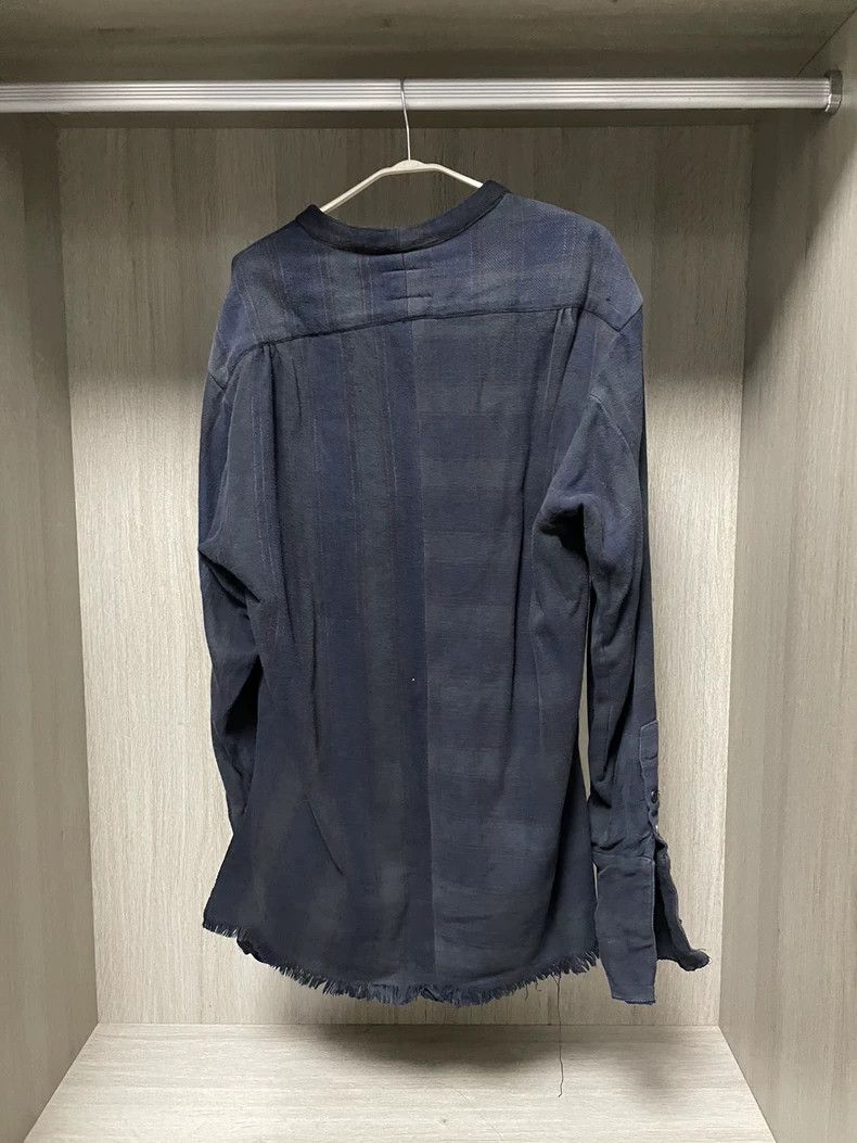 Greg Lauren greg lauren size 3 Deep blue patchwork shirt 2505-Nextarrow Size US L / EU 52-54 / 3 - 2 Thumbnail