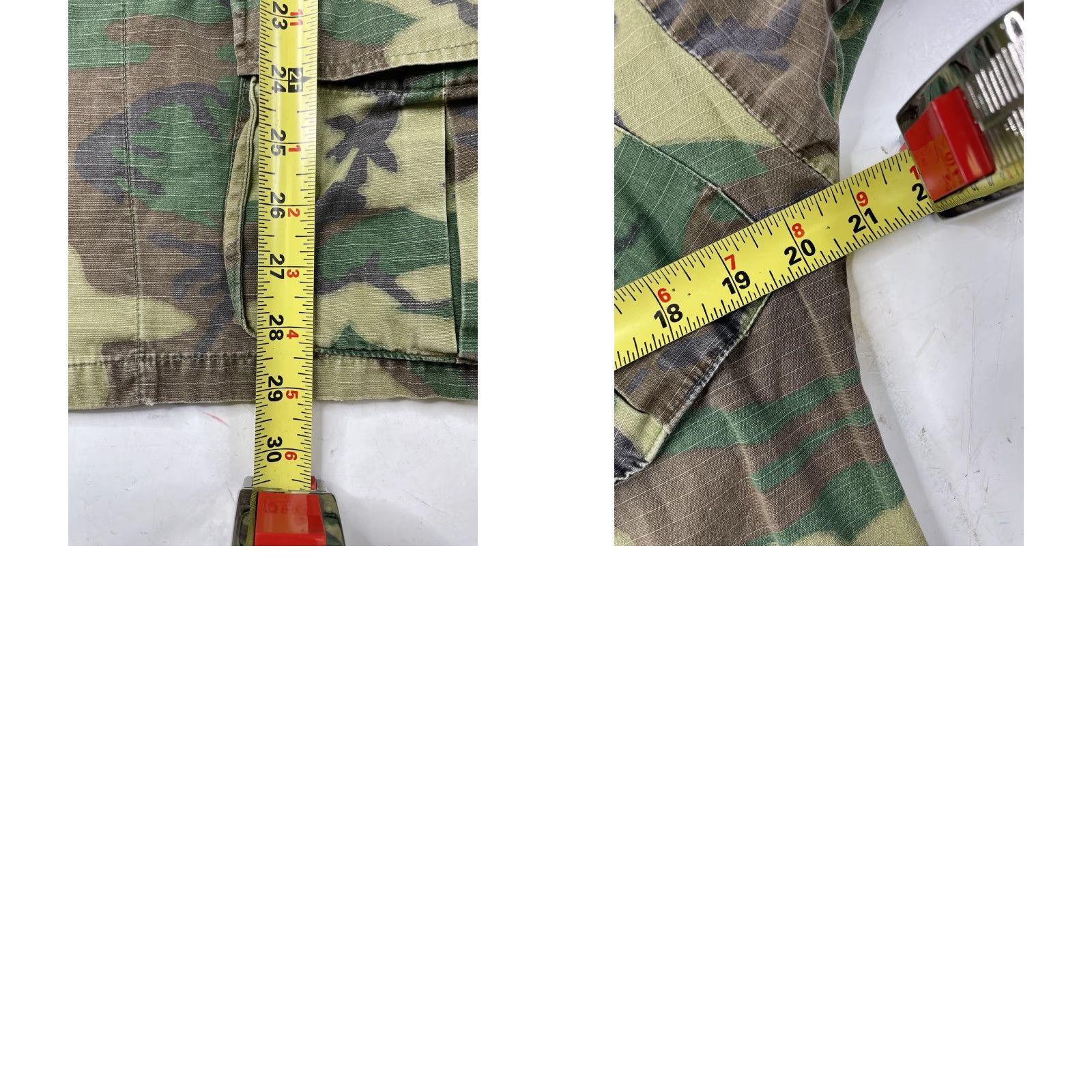 Vintage VINTAGE Military Jacket Mens Small Slim Pockets Camouflage Poplin Rip Stop Wind-Resistant Slant Pockets Coat USA Army 1970s Size US S / EU 44-46 / 1 - 8 Thumbnail