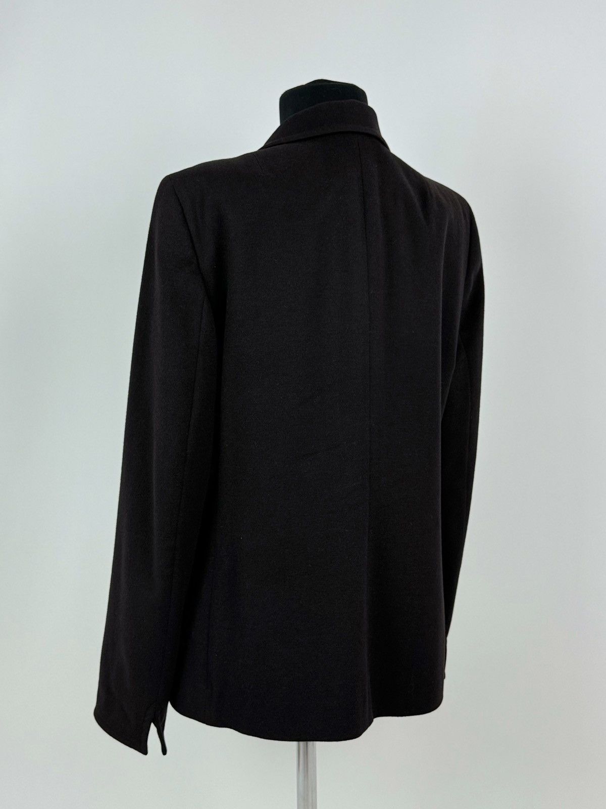 Akris Akris Punto Wool Chocolate Brown Blazer Jacket Size XL / US 12-14 / IT 48-50 - 2 Thumbnail