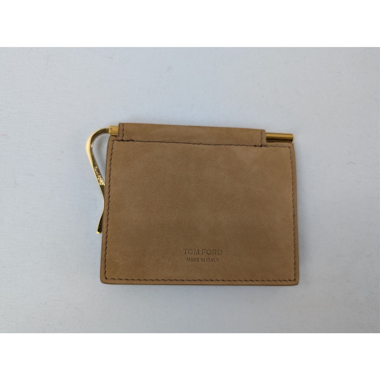 Tom Ford o1rshd1 Size:OS / Embossed Leather Card Holder /Wallet Brown Size ONE SIZE - 5 Thumbnail
