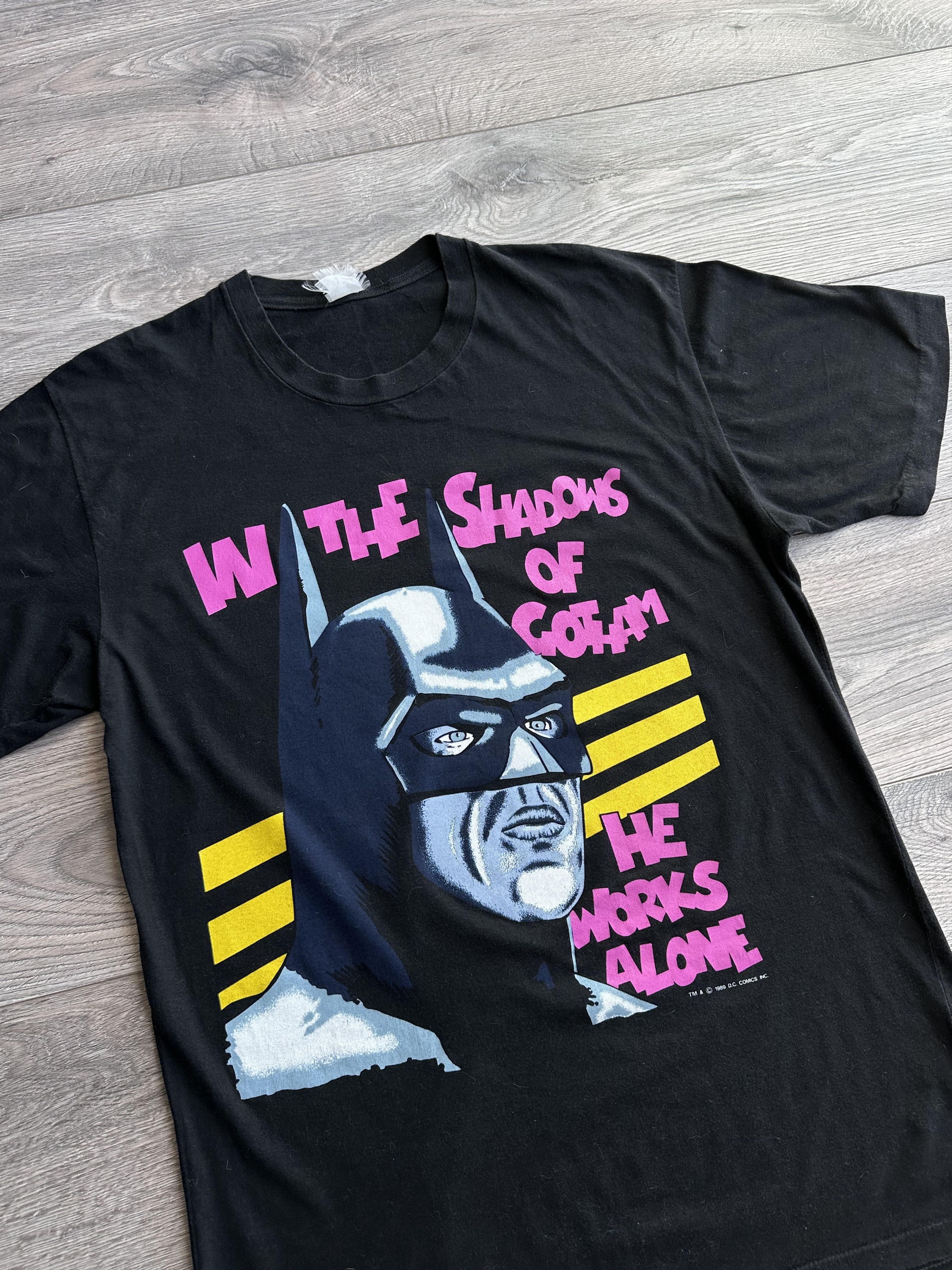Vintage Batman vintage t shirt 1989 Size US M / EU 48-50 / 2 - 3 Thumbnail