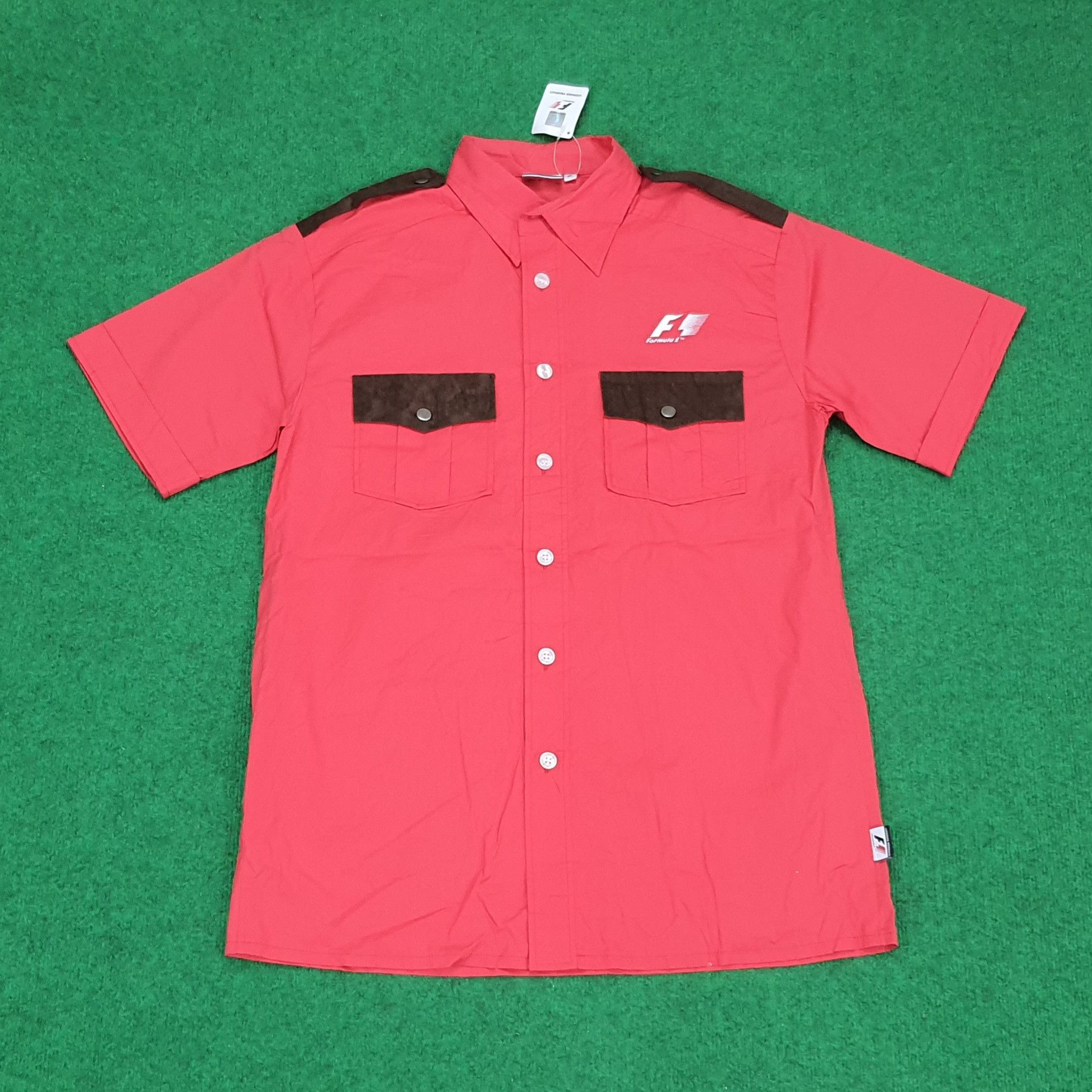 Honda × Vintage Vintage HONDA F1 Racing Work Shirt Size US M / EU 48-50 / 2 - 3 Thumbnail