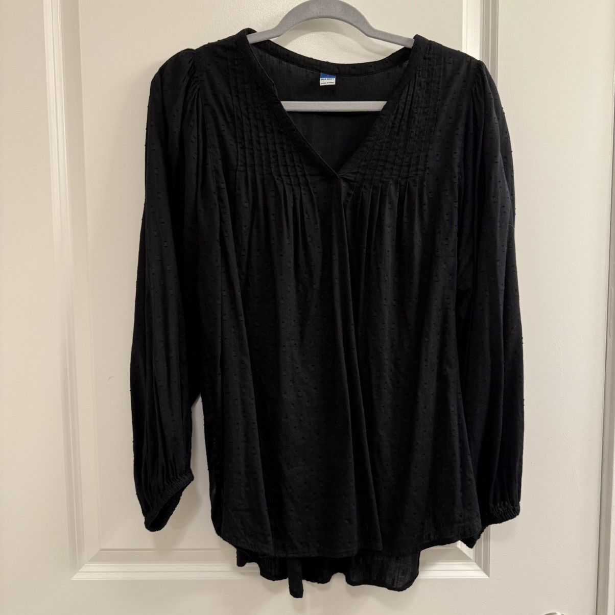 Old Navy Old Navy Women's Plum Exaggerated Large Peasant Top Size L / US 10 / IT 46 - 1 Thumbnail