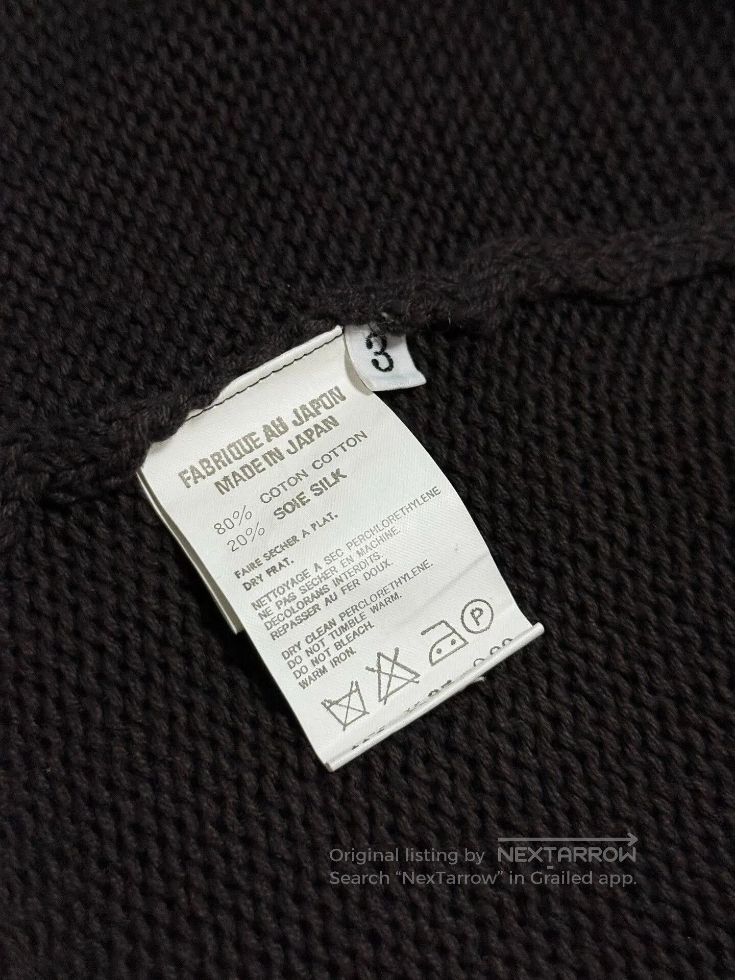 Yohji Yamamoto Yohji Yamamoto Floral Knit Sweater. Size US L / EU 52-54 / 3 - 9 Thumbnail