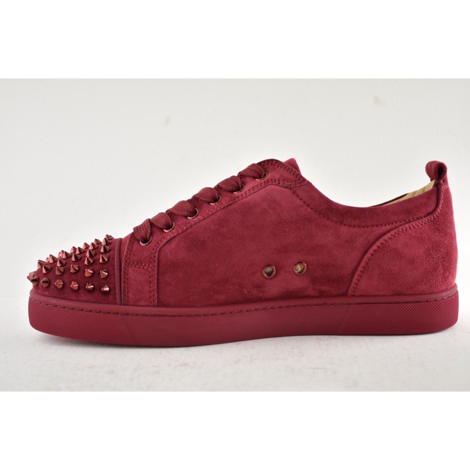 Christian Louboutin Christian Louboutin Louis Junior Spikes Flat Sanguine Red Size US 11 / EU 44 - 8 Thumbnail