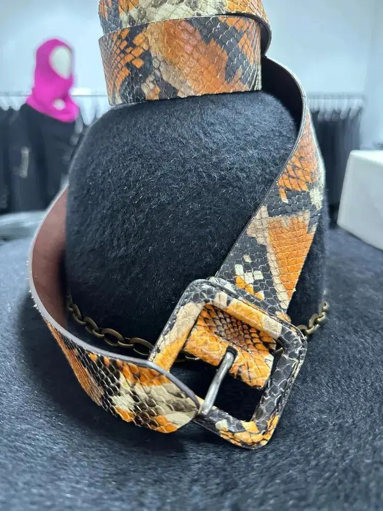 Dries Van Noten Dries van noten snakeskin belt-2505 Size ONE SIZE - 3 Thumbnail
