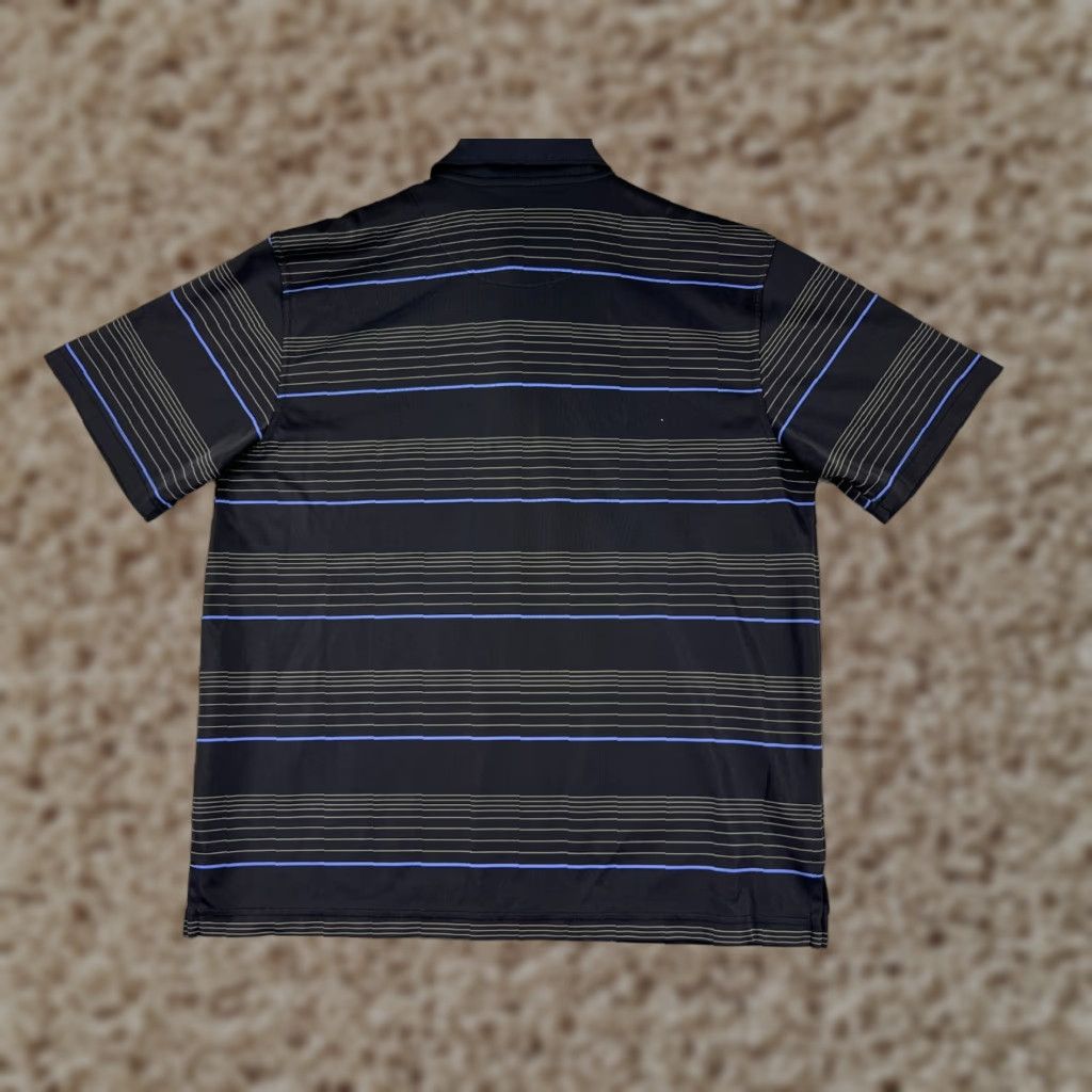 Vintage Grand Slam Polo Shirt Men XL Black Striped Polo Shirt XL Mens Slim Fit 100% Polyester Sports Size US XL / EU 56 / 4 - 1 Thumbnail