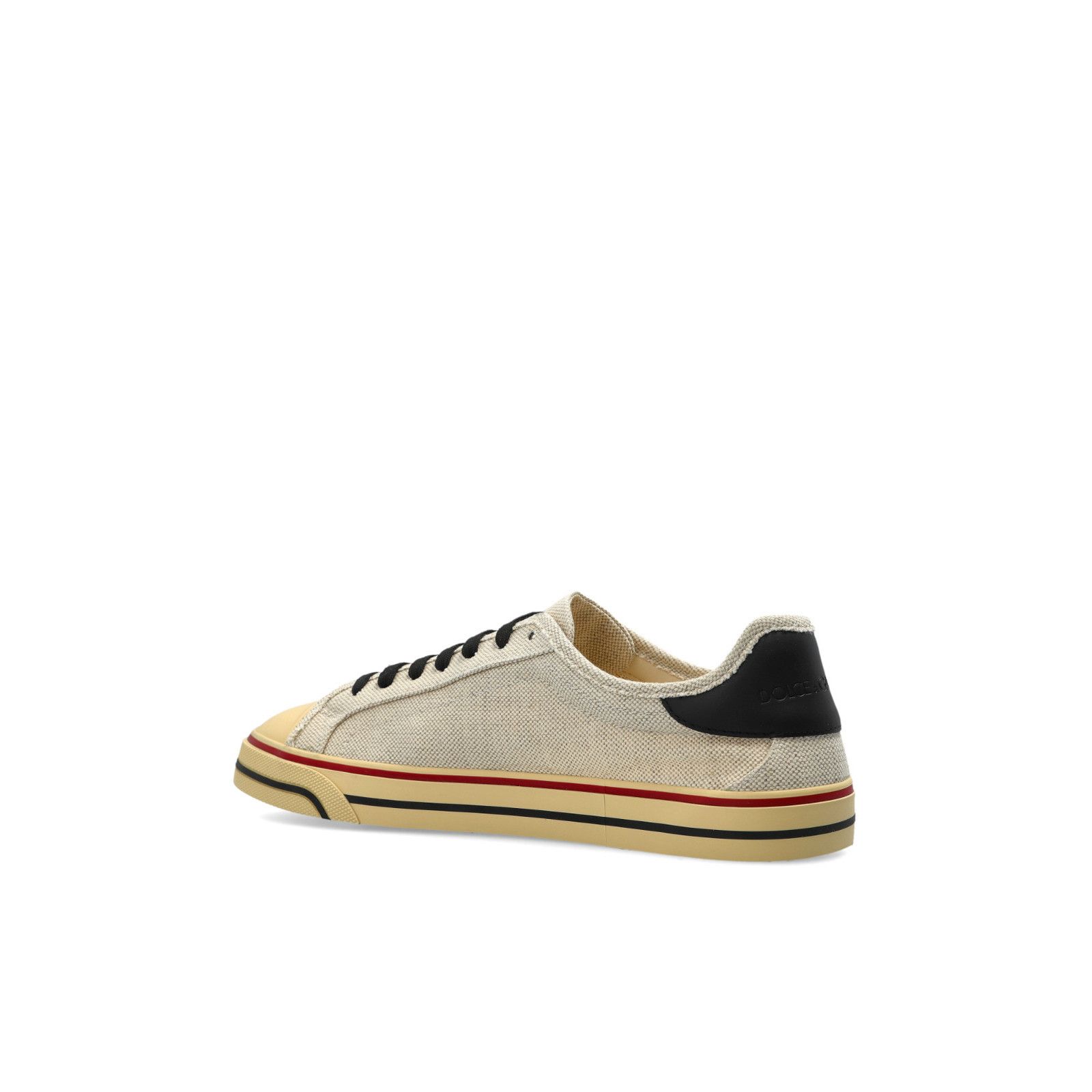 DOLCE&GABBANA Cream Cotton Sneakers New & Authentic (Men\'s s