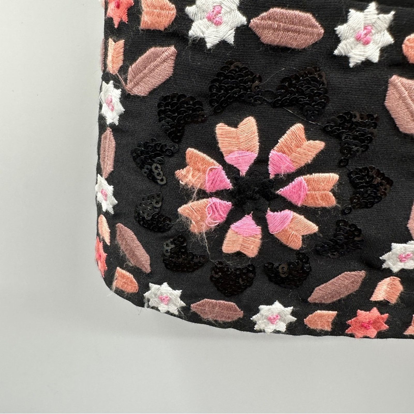 Kate Spade Kate Spade Dress By The Pool Black Mosaic Floral Shift Dress Size L / US 10 / IT 46 - 9 Thumbnail