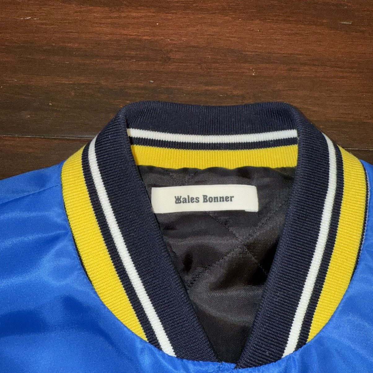 Wales Bonner Wales Bonner logo-patch Bomber Jacket | Blue | 52 Size US L / EU 52-54 / 3 - 5 Thumbnail
