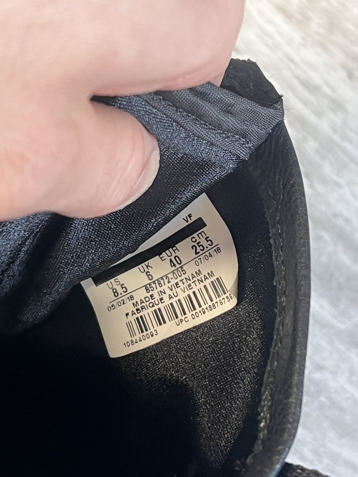 Nike Nike SF Air Force 1 High Triple Black Size US 7 / EU 40 - 18 Thumbnail