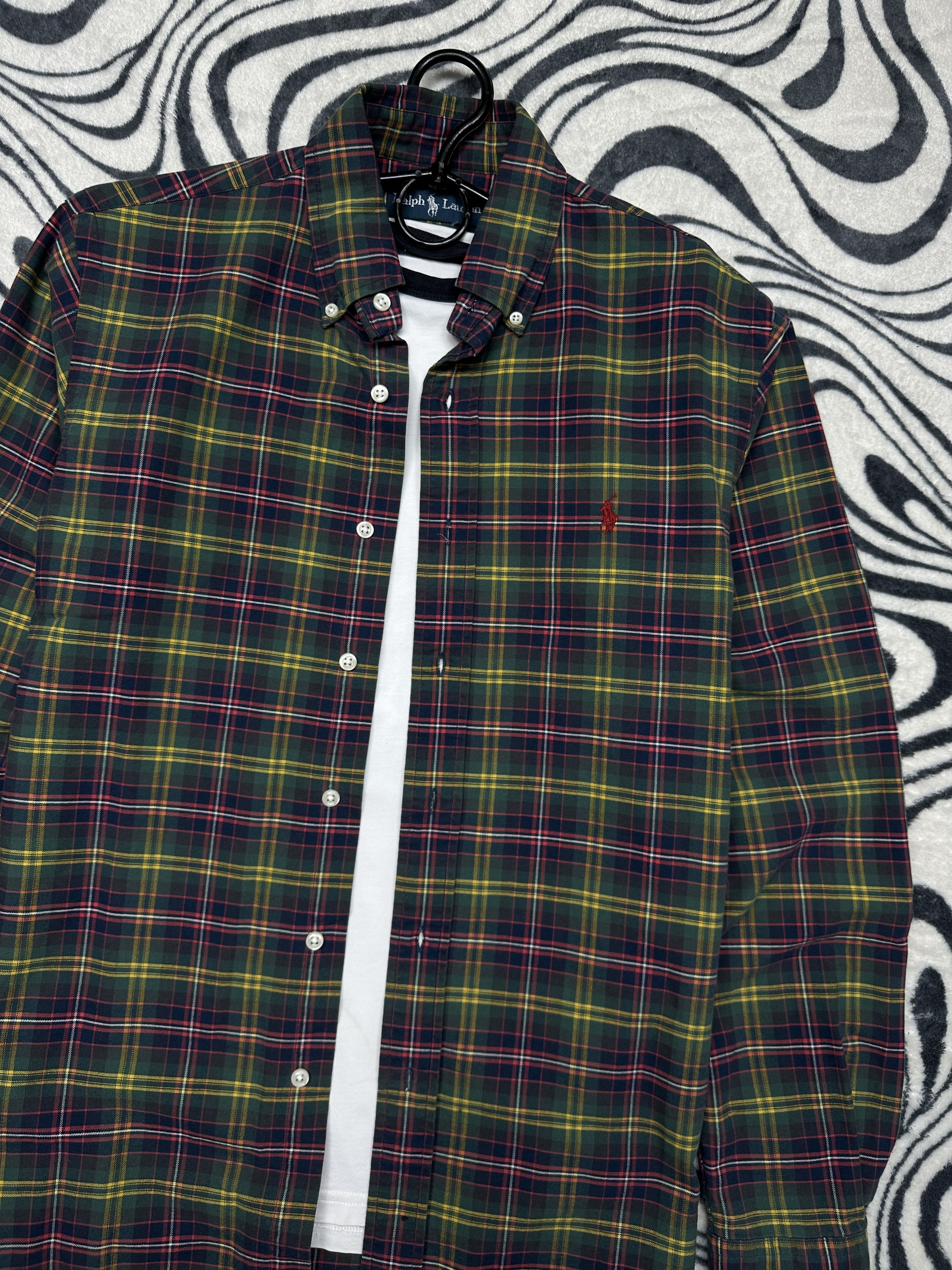 Polo Ralph Lauren Polo Ralph Lauren Mens Long Sleeve Plaid Shirt Size US S / EU 44-46 / 1 - 2 Thumbnail