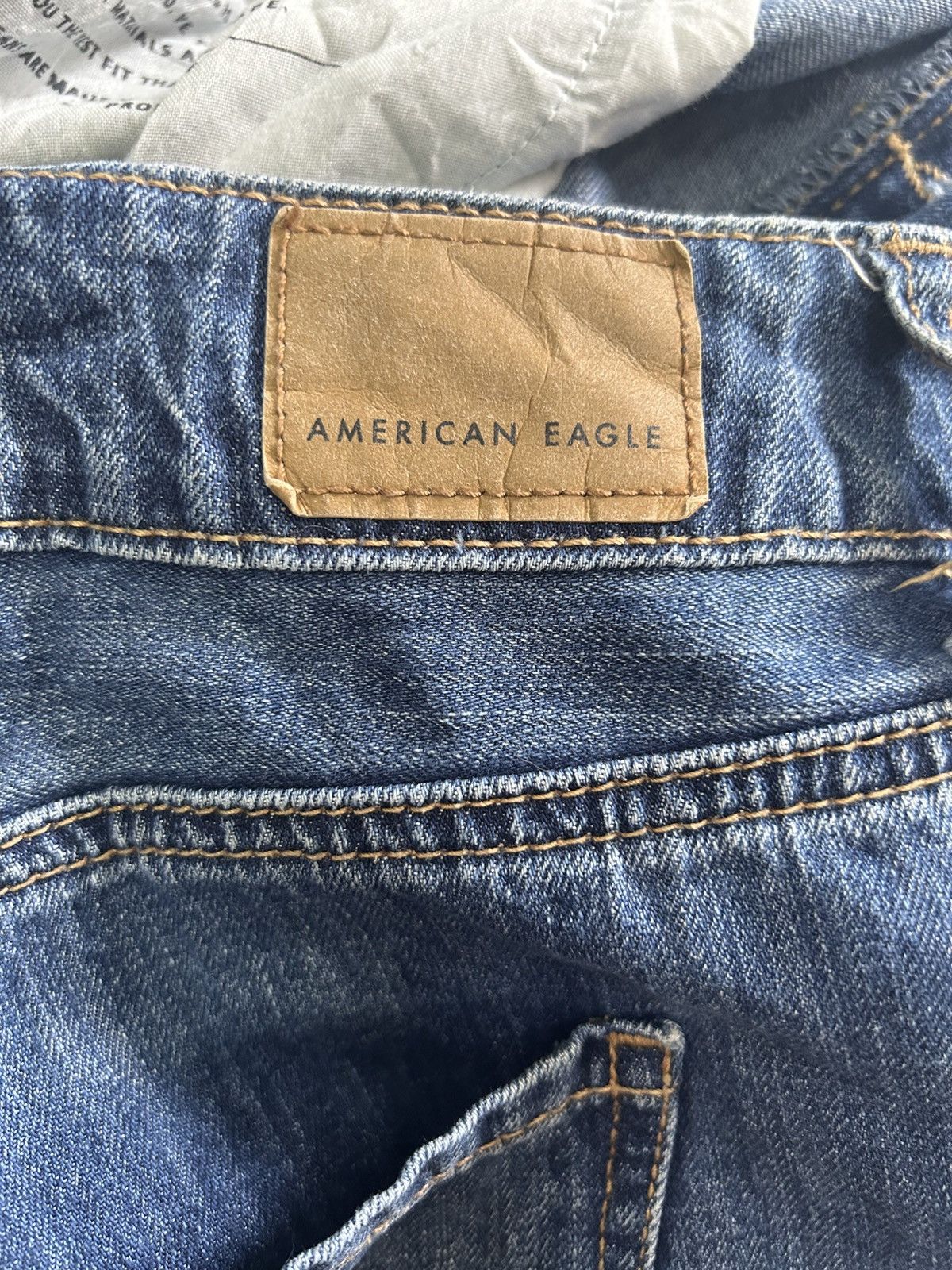 Japanese Brand × Vintage 💥Vintage Japanese Denim Ripped Jeans Size US 37 - 16 Thumbnail