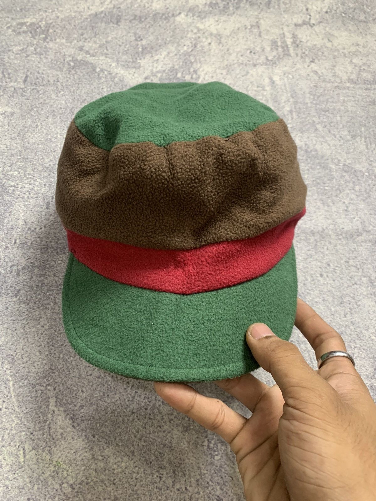 Japanese Brand Rare Colorblock Reversible 'Titicaca' Patrol Caps Size ONE SIZE - 1 Thumbnail