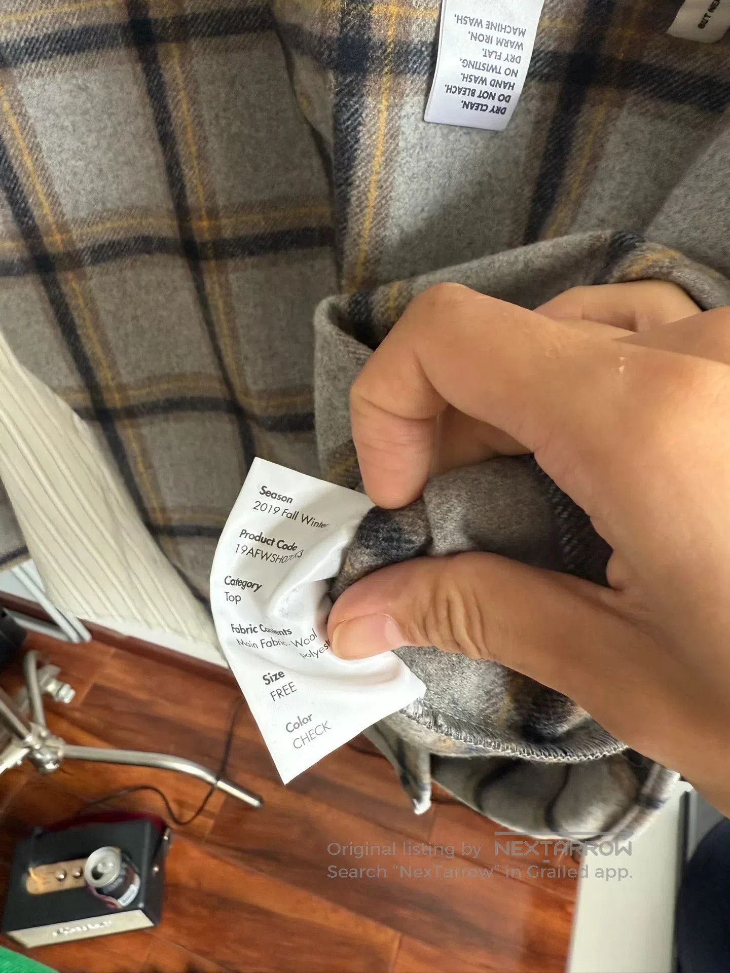 Ader Error Ader Error Plaid Wool Shirt. Size US M / EU 48-50 / 2 - 5 Thumbnail