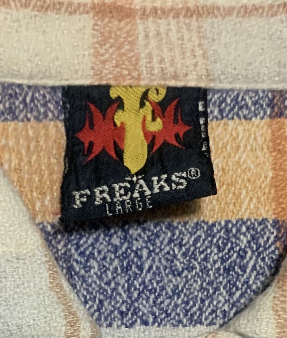 Japanese Brand Vintage Japanese Brand Plaid Flannel Shirt Freaks Size US L / EU 52-54 / 3 - 4 Thumbnail