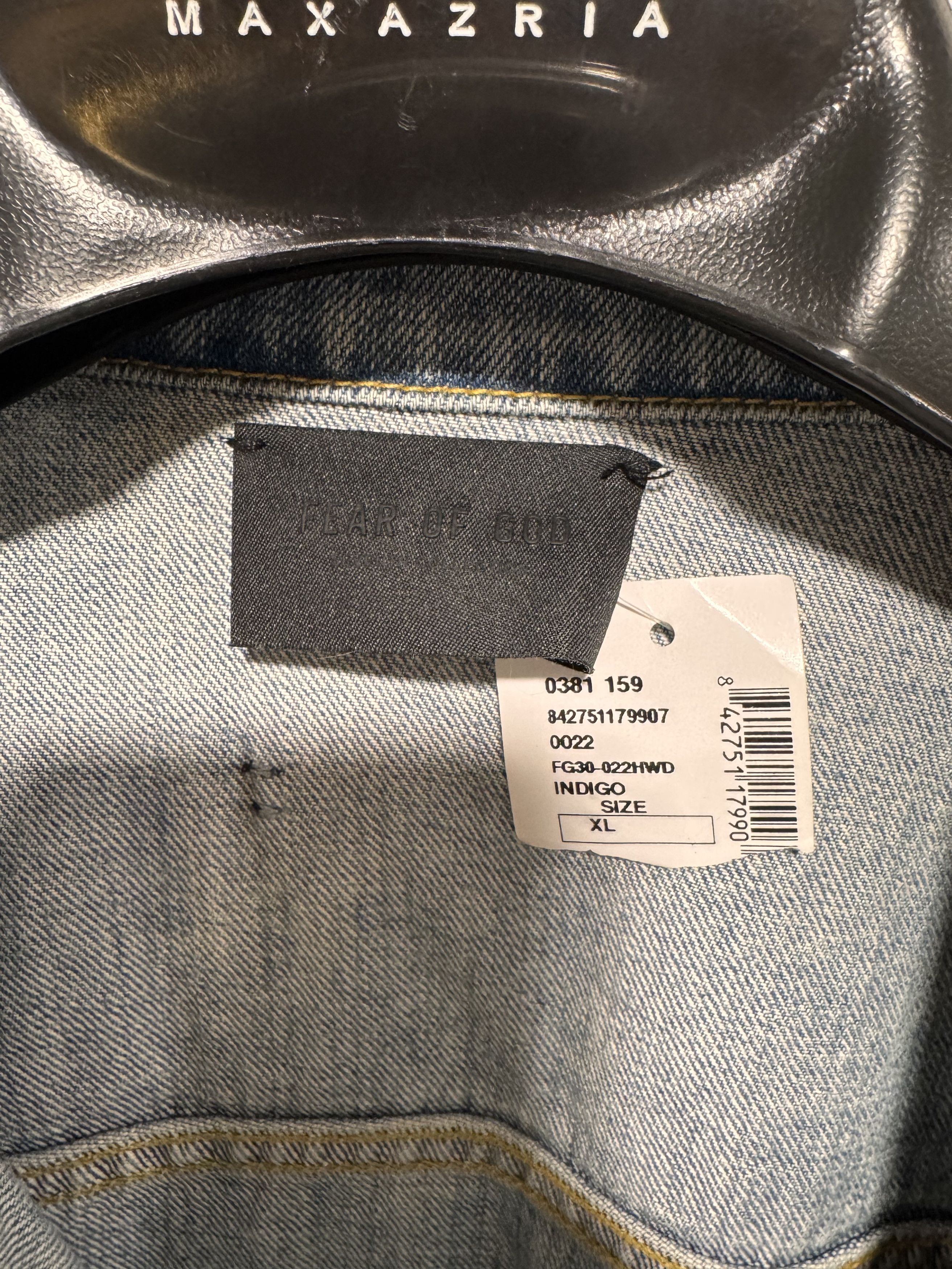 Fear of God Fear of God Seventh Collection Denim Trucker Jacket Size US XL / EU 56 / 4 - 6 Thumbnail