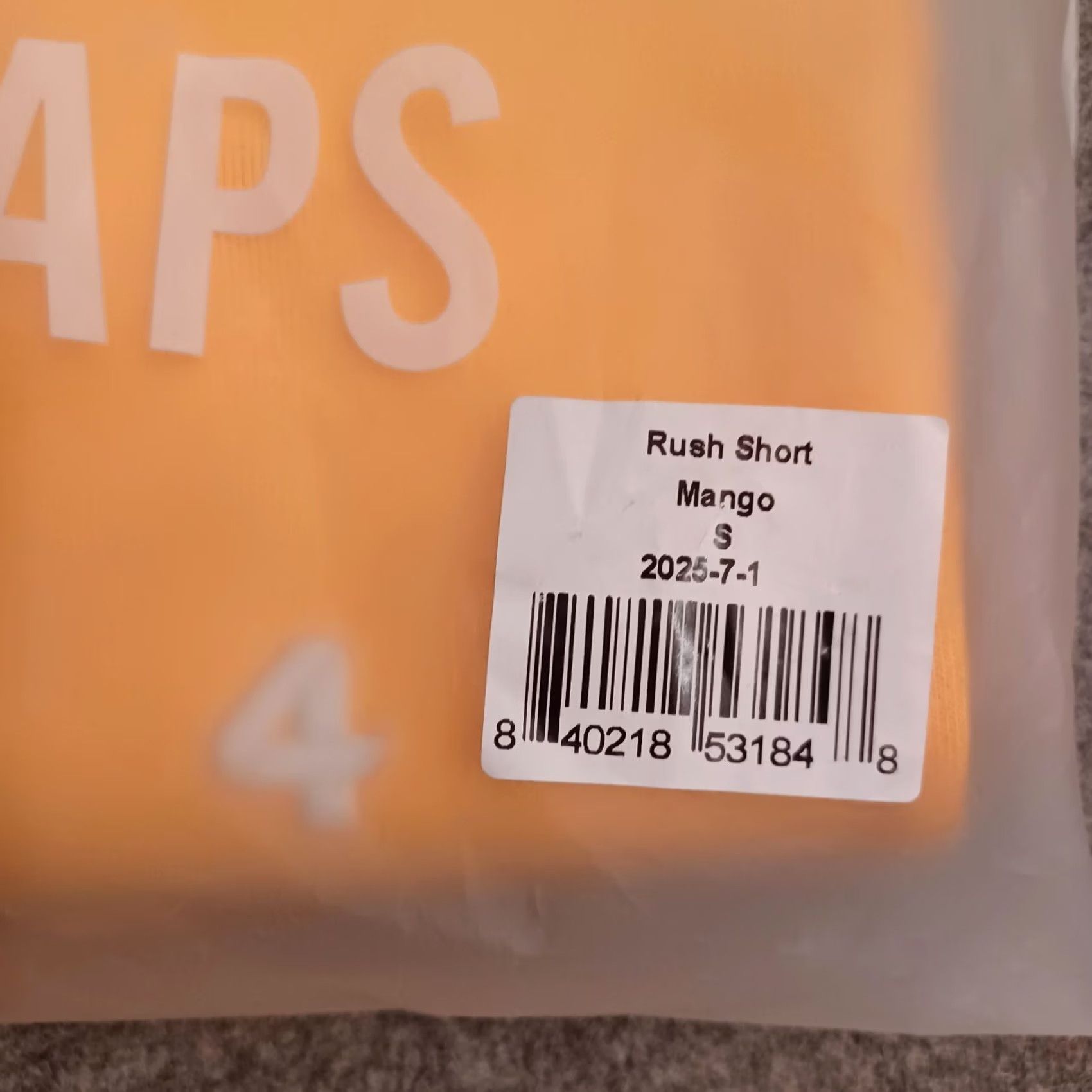 Vintage Fourlaps 4 Laps Rush Shorts Womens Small Mango Sweat Workout Casual NWT Size 28" / US 6 / IT 42 - 6 Thumbnail