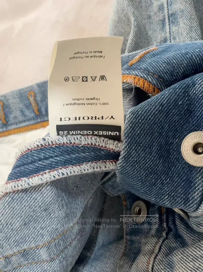 Y/Project Y/Project Notched Collar Denim Pants Size 26" / US 2 / IT 38 - 4 Thumbnail