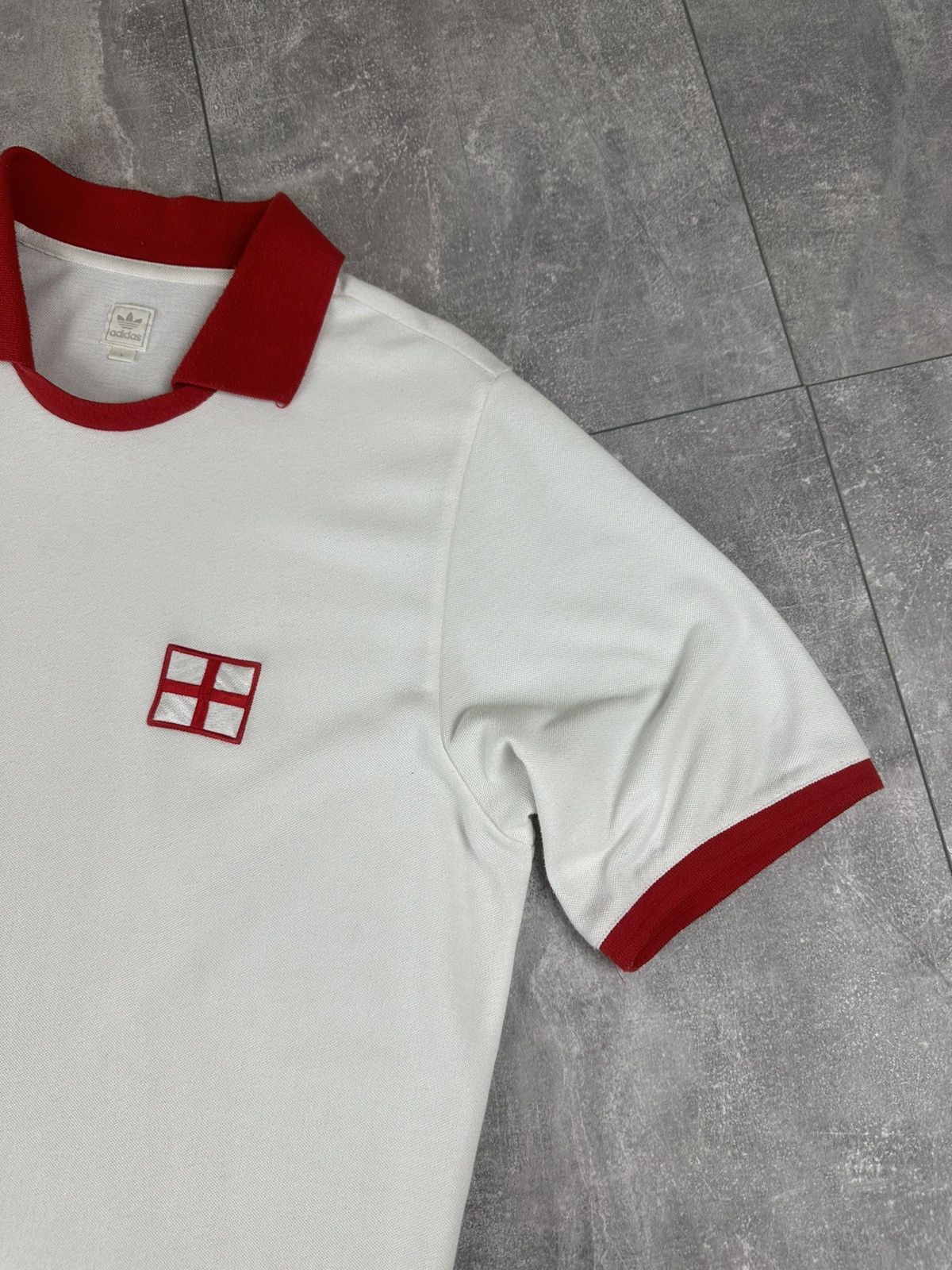 Adidas Adidas England Retro National Team Cotton Soccer Jersey Size US L / EU 52-54 / 3 - 3 Thumbnail