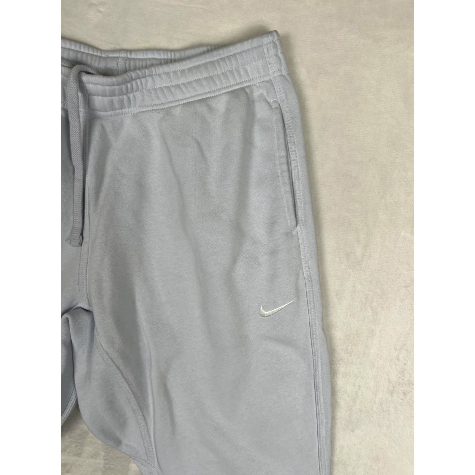 Nike Nike Sweatpants Women 2XL Light Blue Fleece Joggers Swoosh Logo Athletic Pants Size 40" / US 18 - 2 Thumbnail