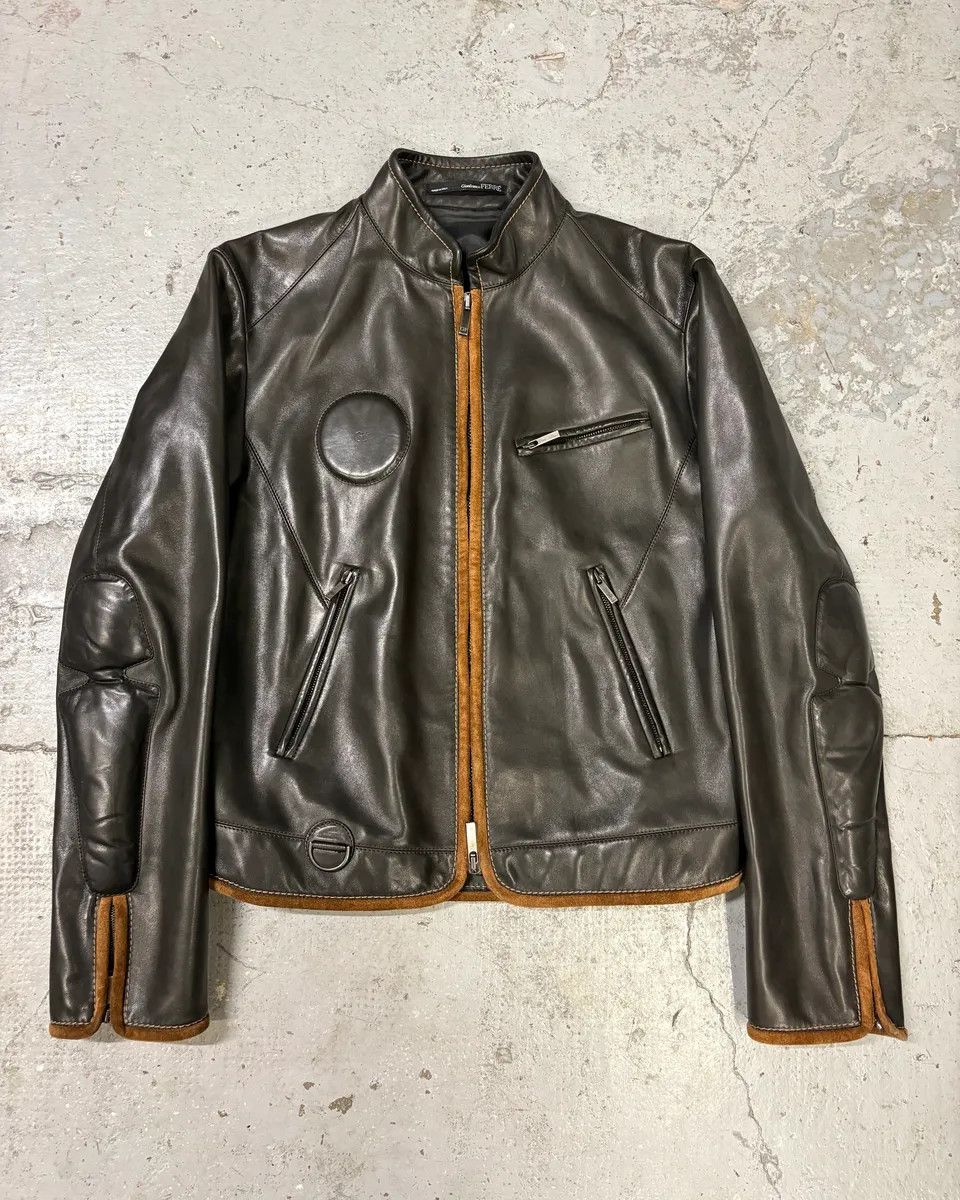 Men's Gianfranco Ferre Leather Jackets | Grailed