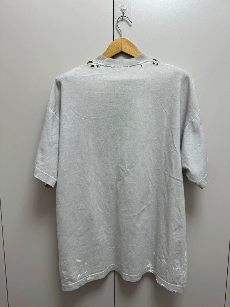 Balenciaga Balenciaga SS22 Rock Band Destroyed T-Shirt - Grey Size US S / EU 44-46 / 1 - 2 Thumbnail