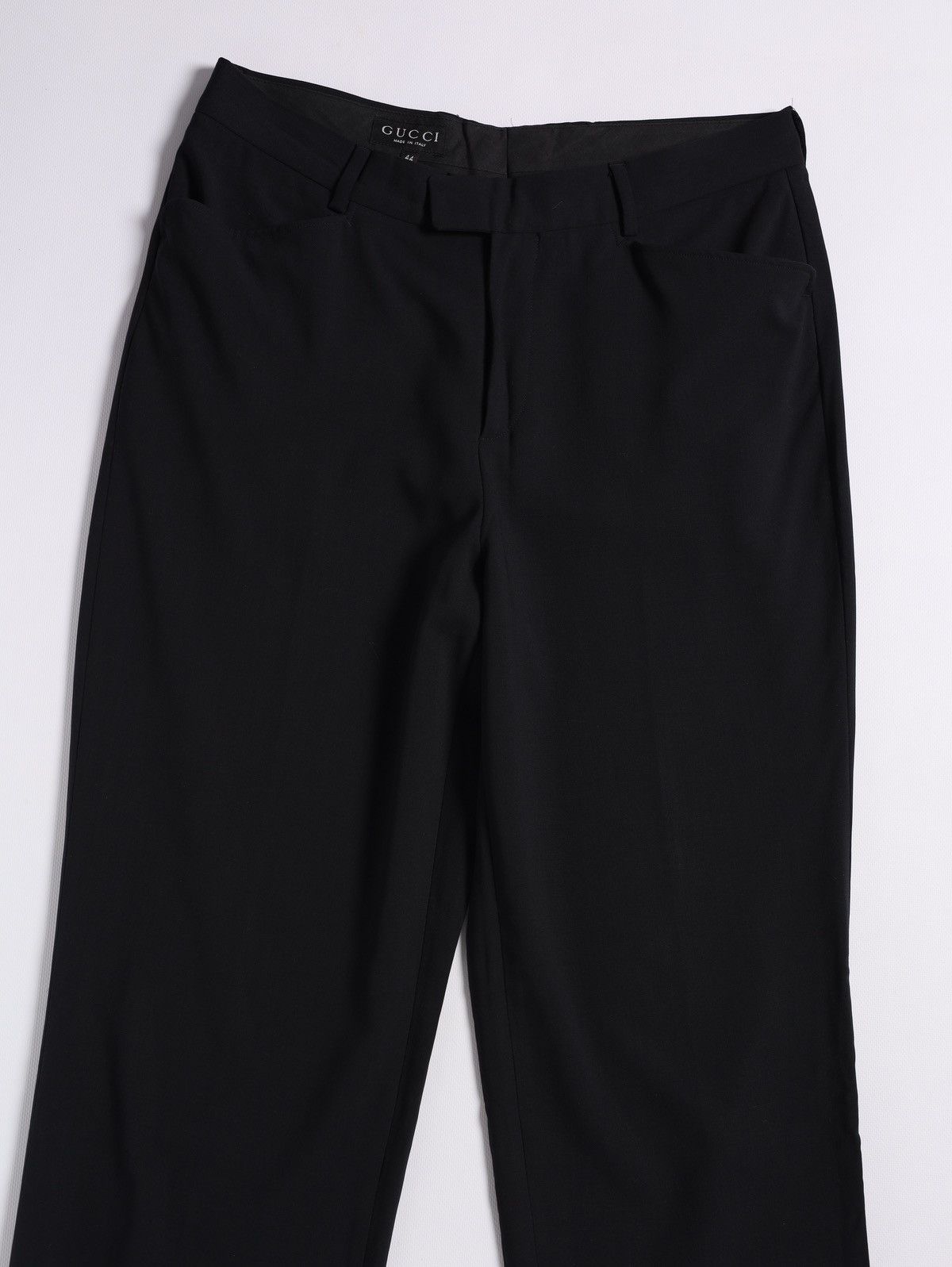 Gucci Gucci Dark Navy Suit Trousers Wool Tailored Pants Vintage Size US 31 - 5 Thumbnail
