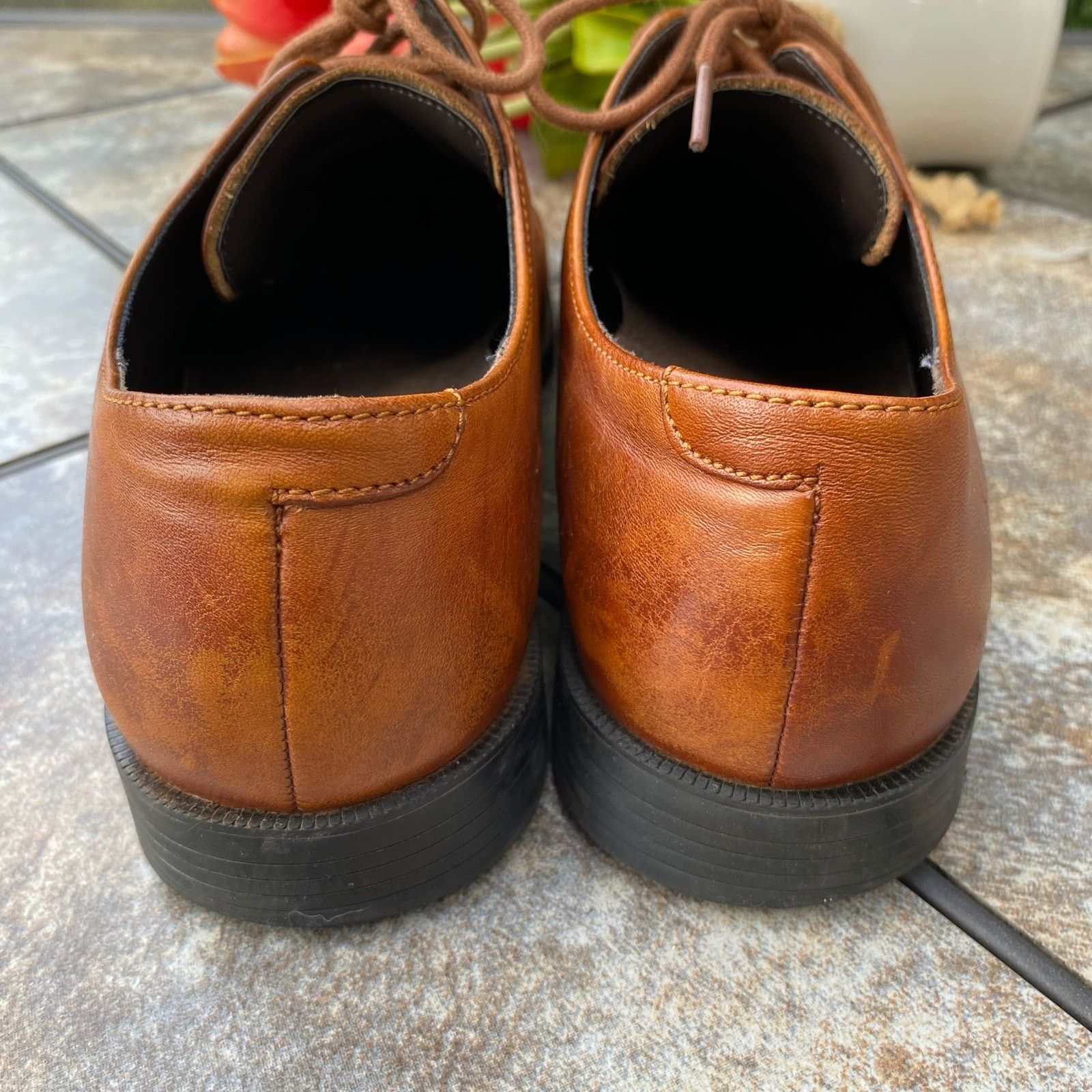Cole Haan Cole Haan British Tan Collen Apron Derby Split Toe Size 10 Size US 10 / EU 43 - 6 Thumbnail