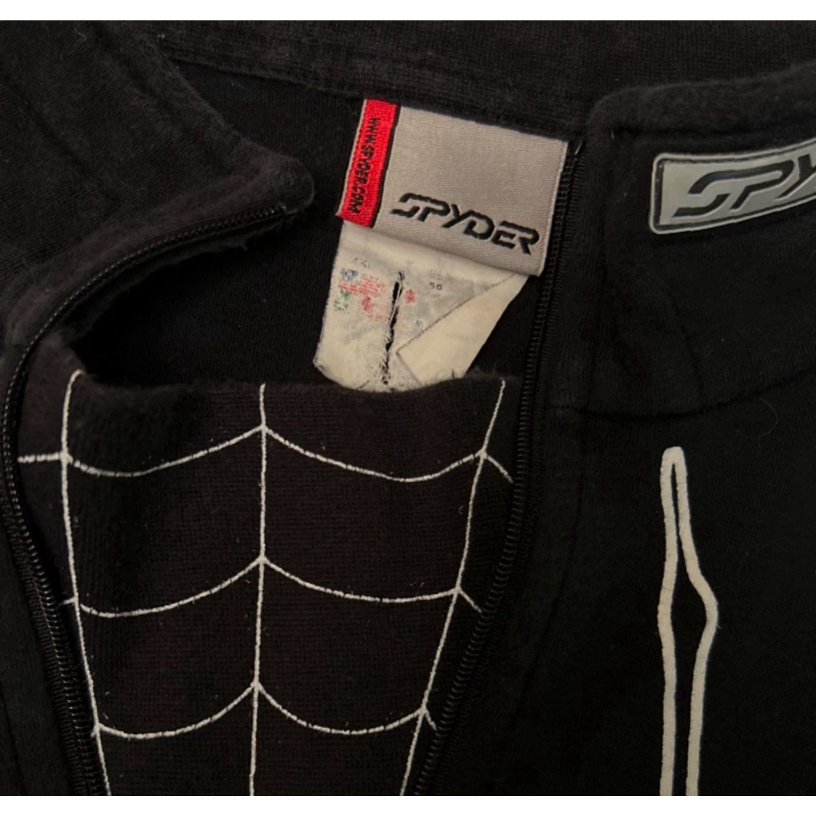 Spyder VINTAGE Spyder Jacket L Black 90s Y2K Biker Punk Grunge 1/4 Zip Men Size US L / EU 52-54 / 3 - 4 Thumbnail