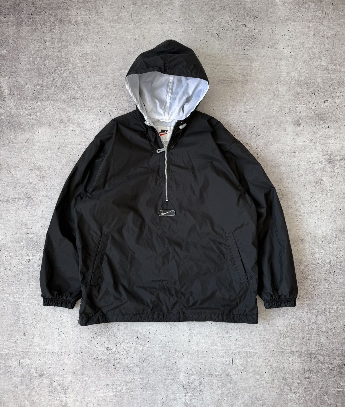 Nike Vintage Nike Center Swoosh Anorak Jacket Y2K Size L Size US L / EU 52-54 / 3 - 1 Thumbnail